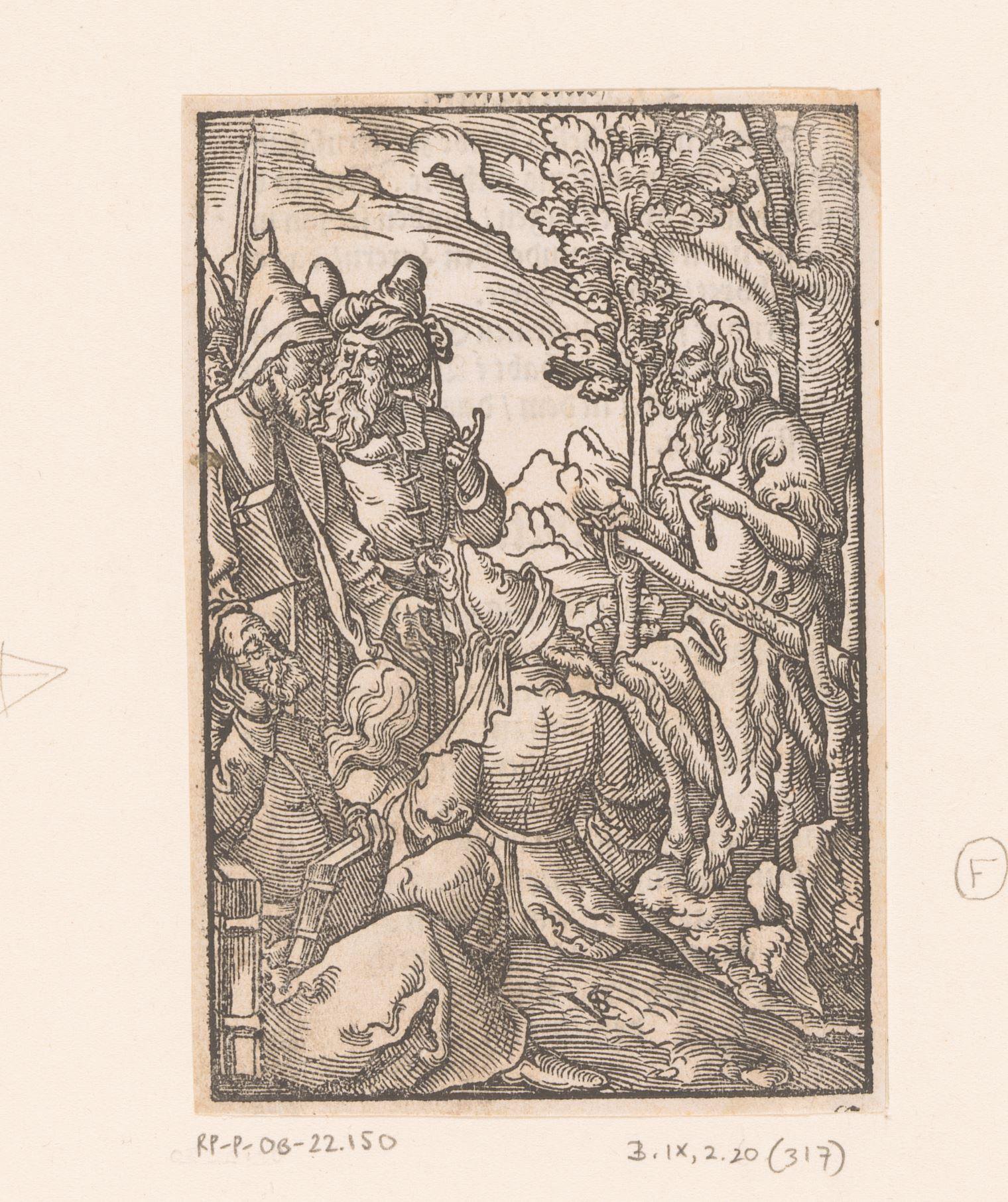 Johannes de Doper predikend