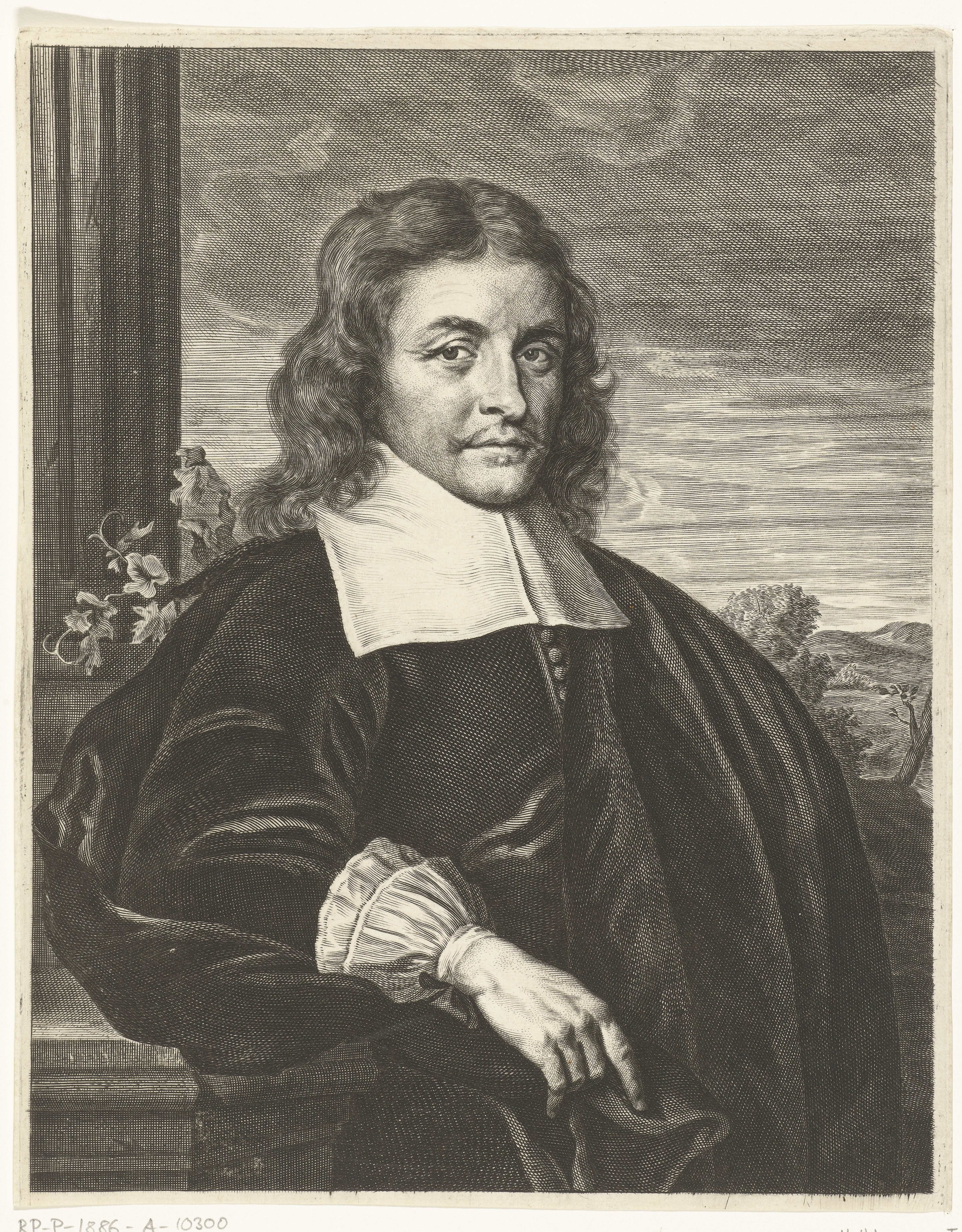 Portret van Petrus Bortius