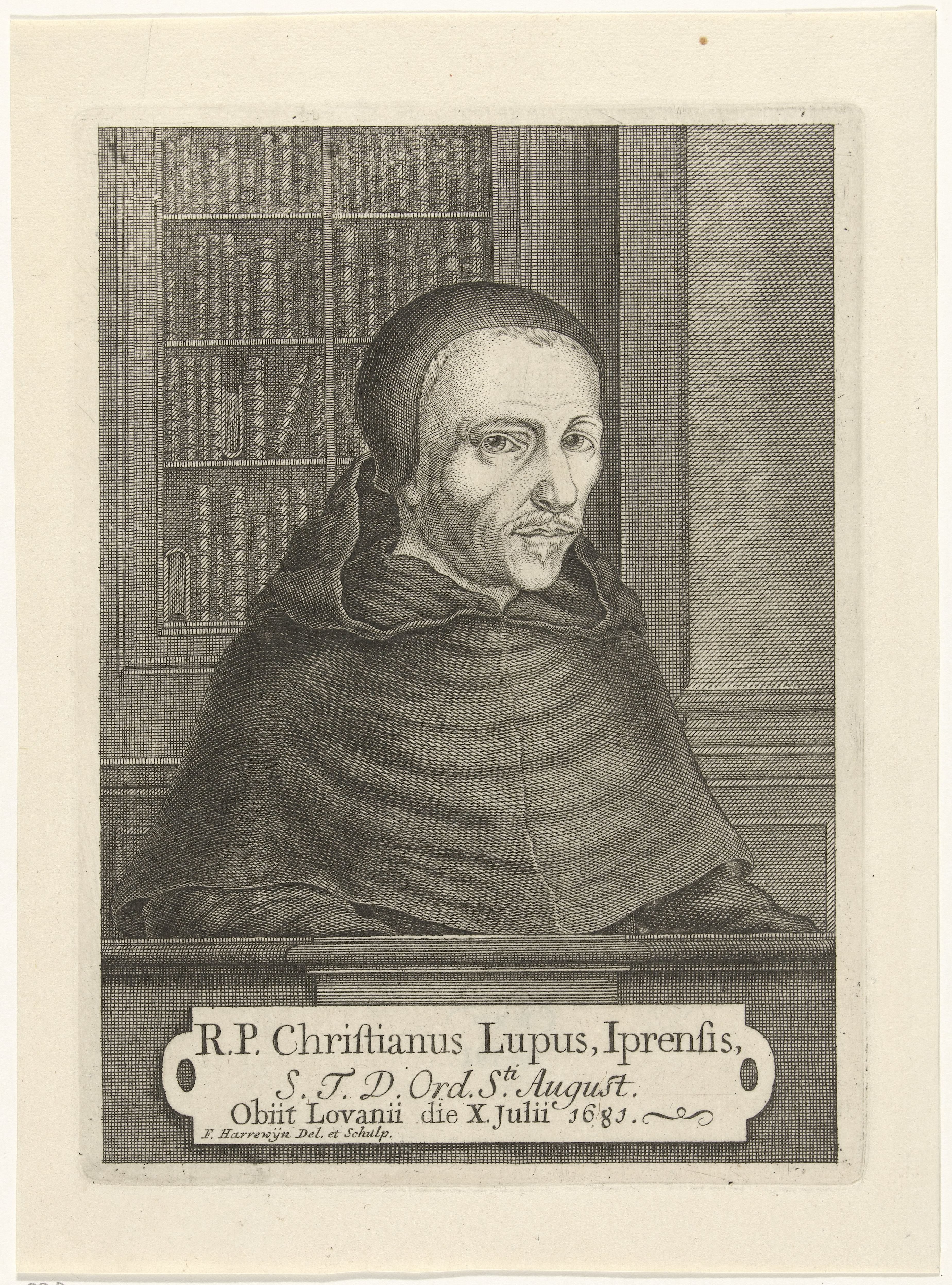 Portret van Christianus Lupus