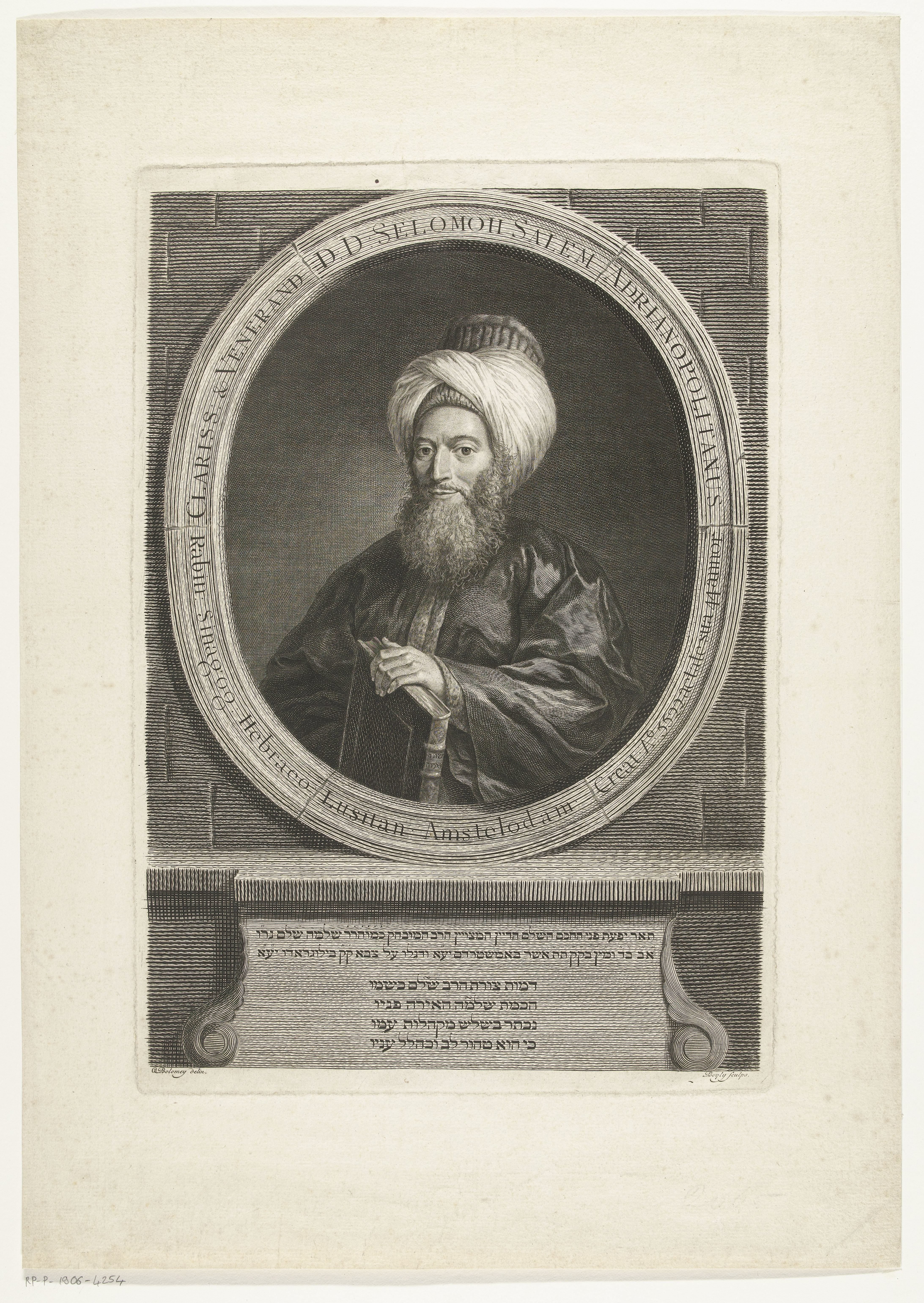 Portret van Selomoh Salem
