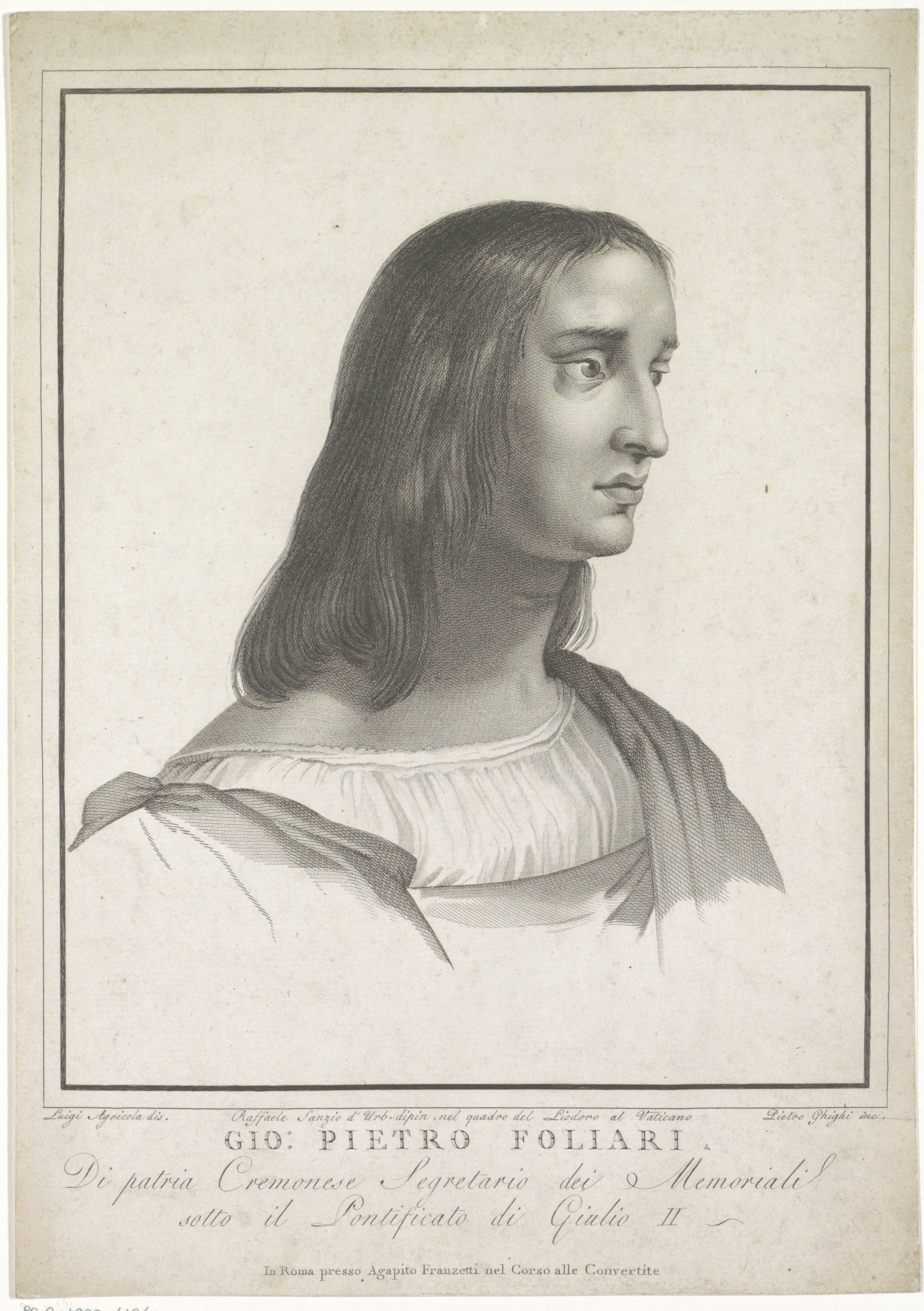 Portret van Giovanni Pietro Foliari