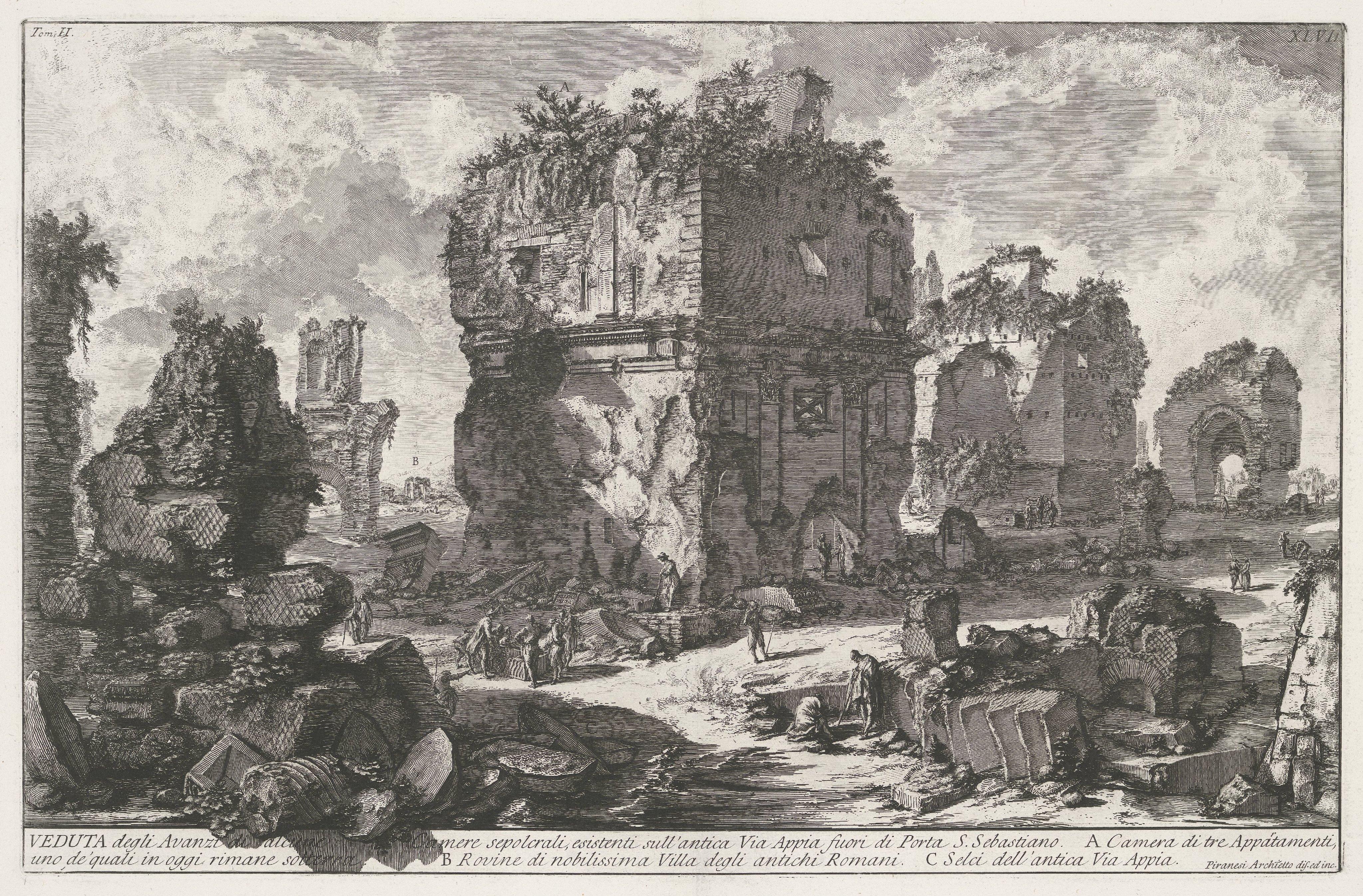 Graftombes aan de Via Appia Antica
