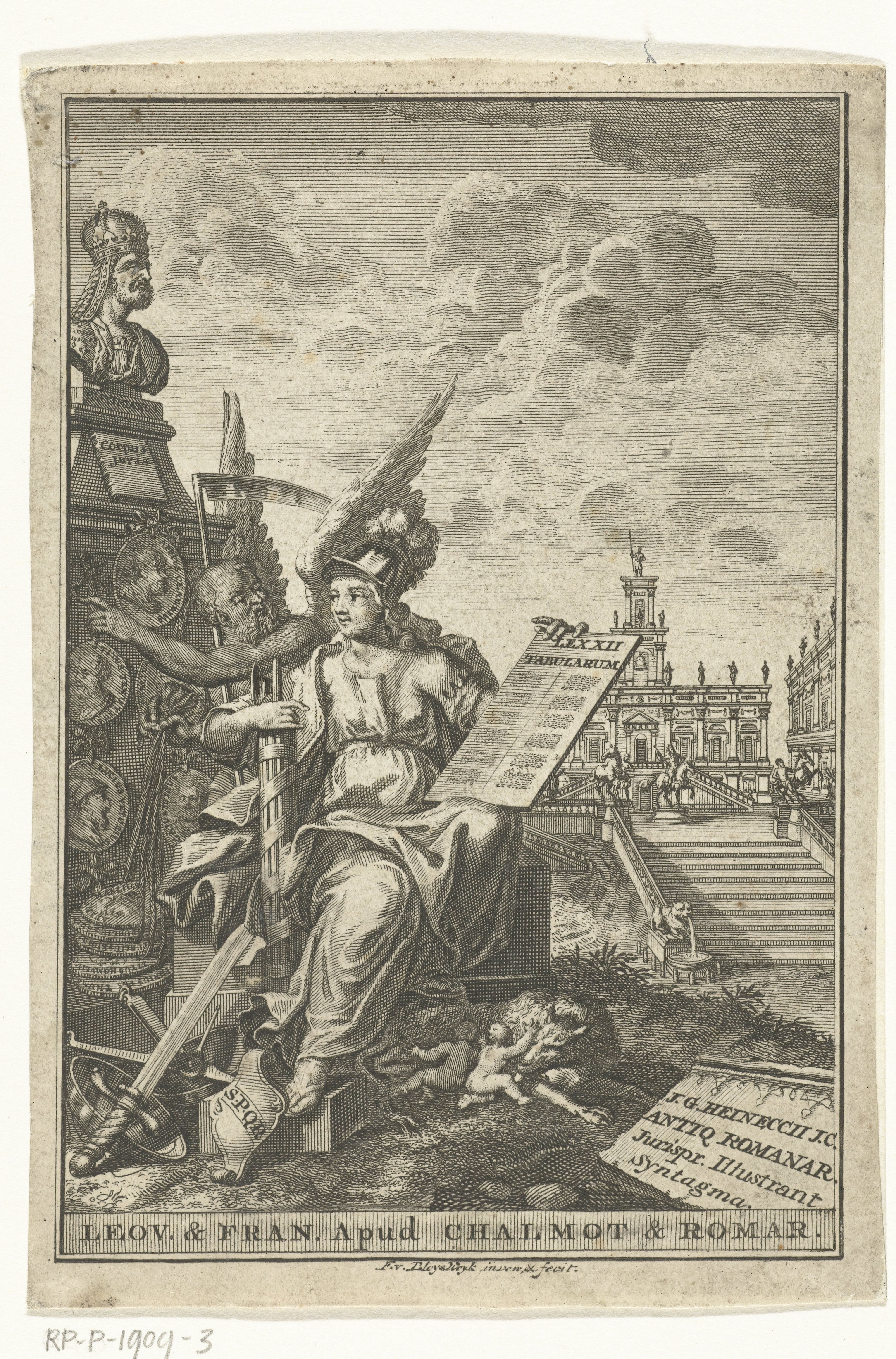 Allegorie op de Romeinse Oudheid