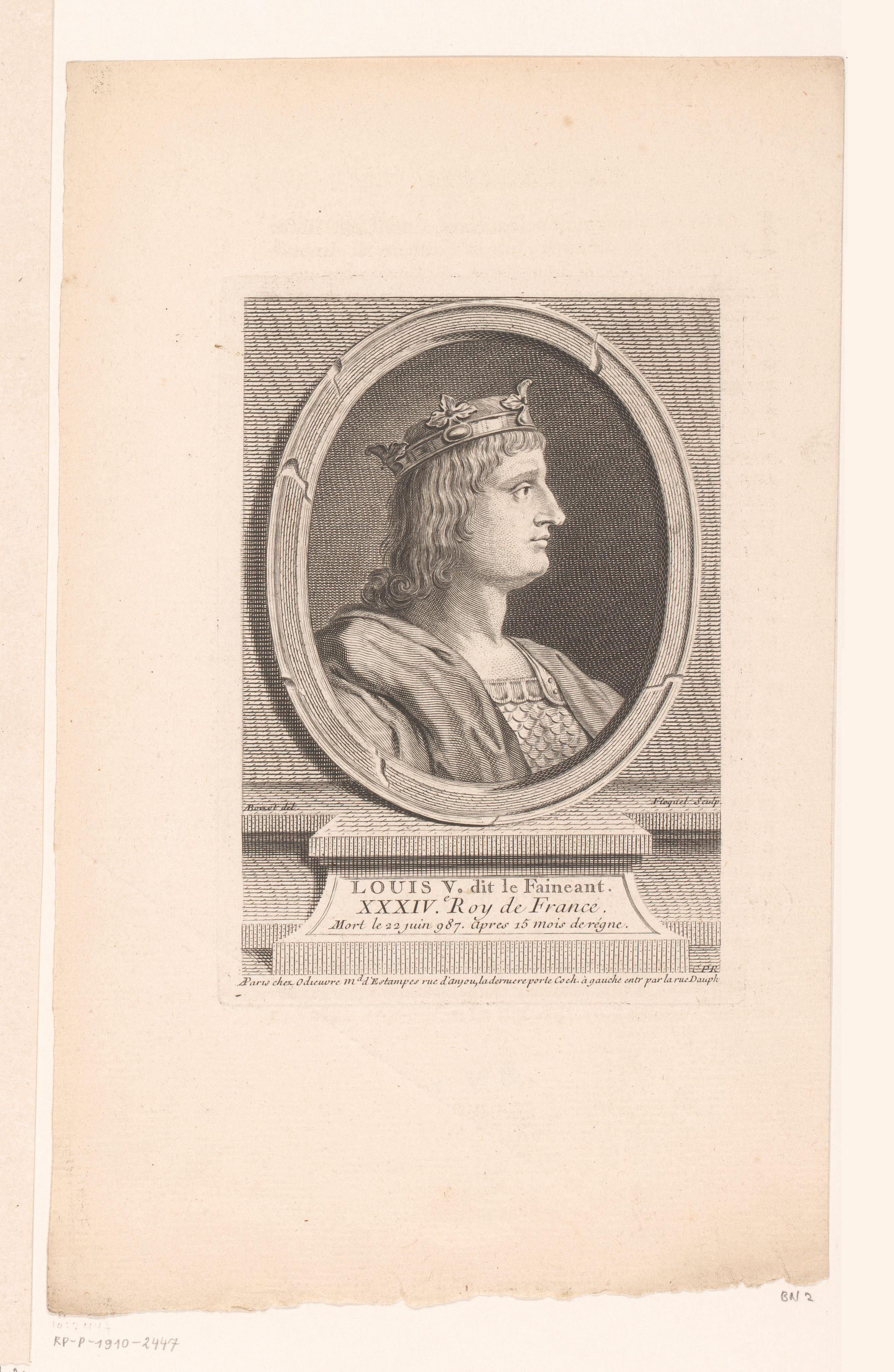 Portret van Lodewijk V