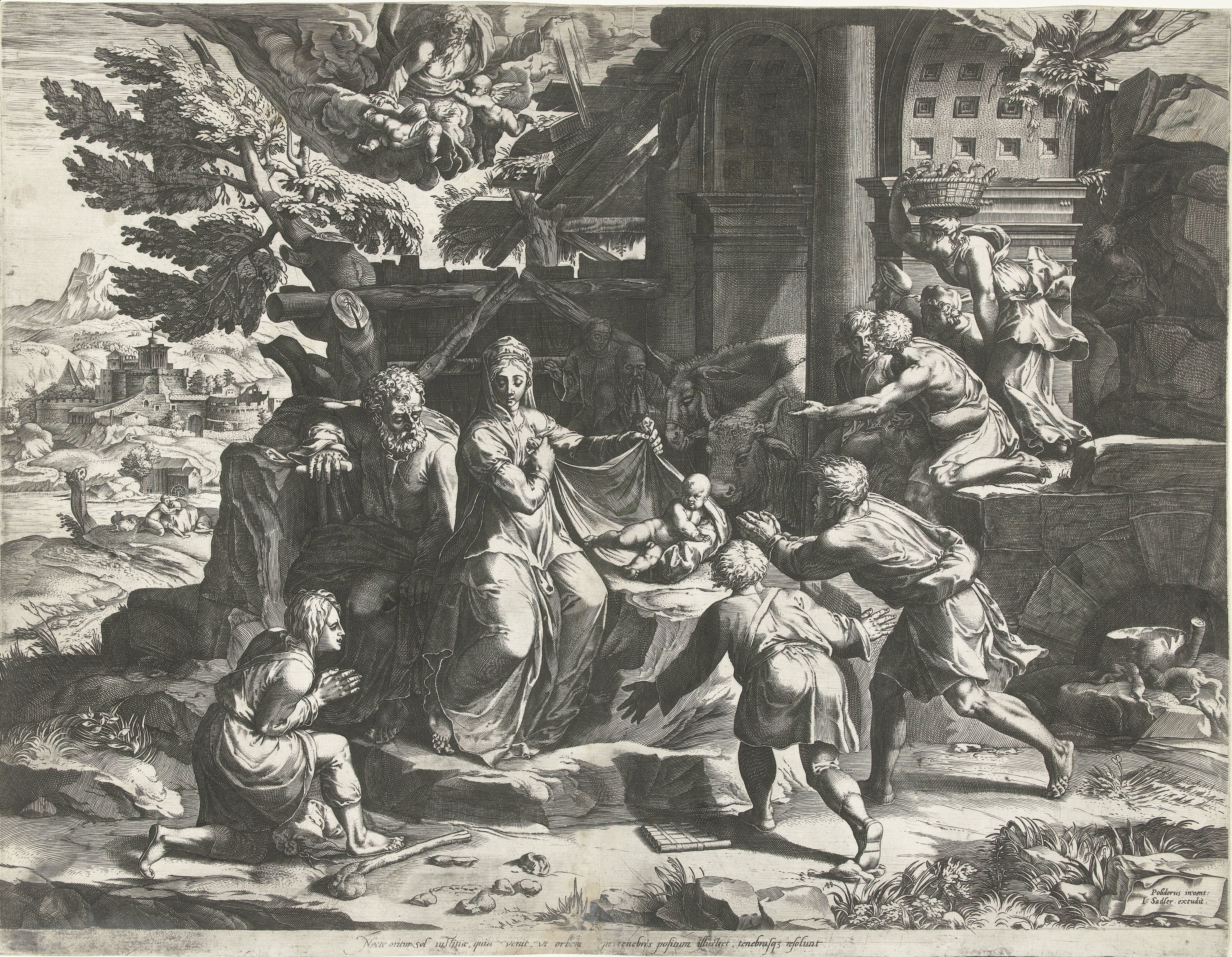 Aanbidding door de herders