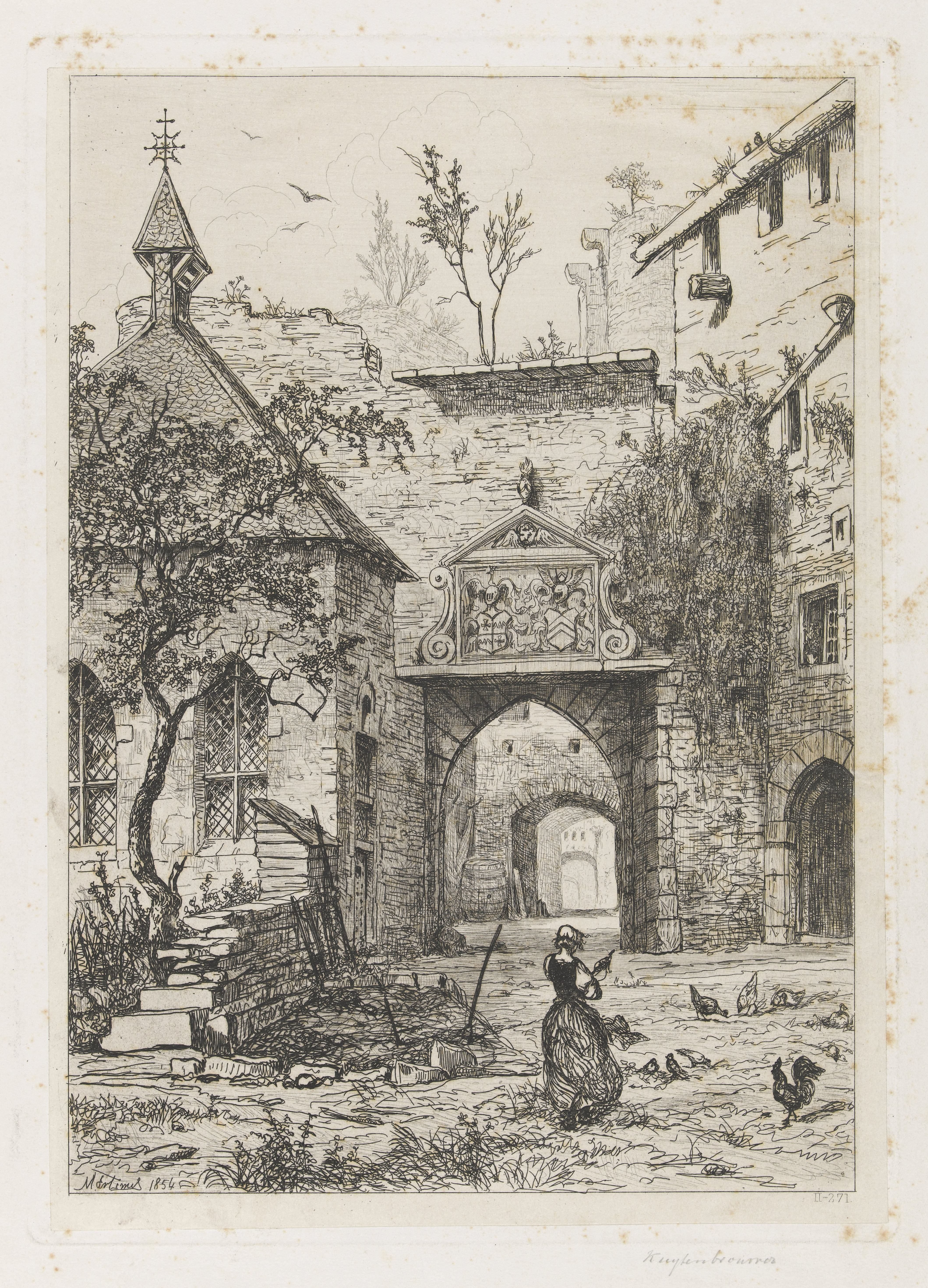 Ingang van het kasteel van Hollenfeltz