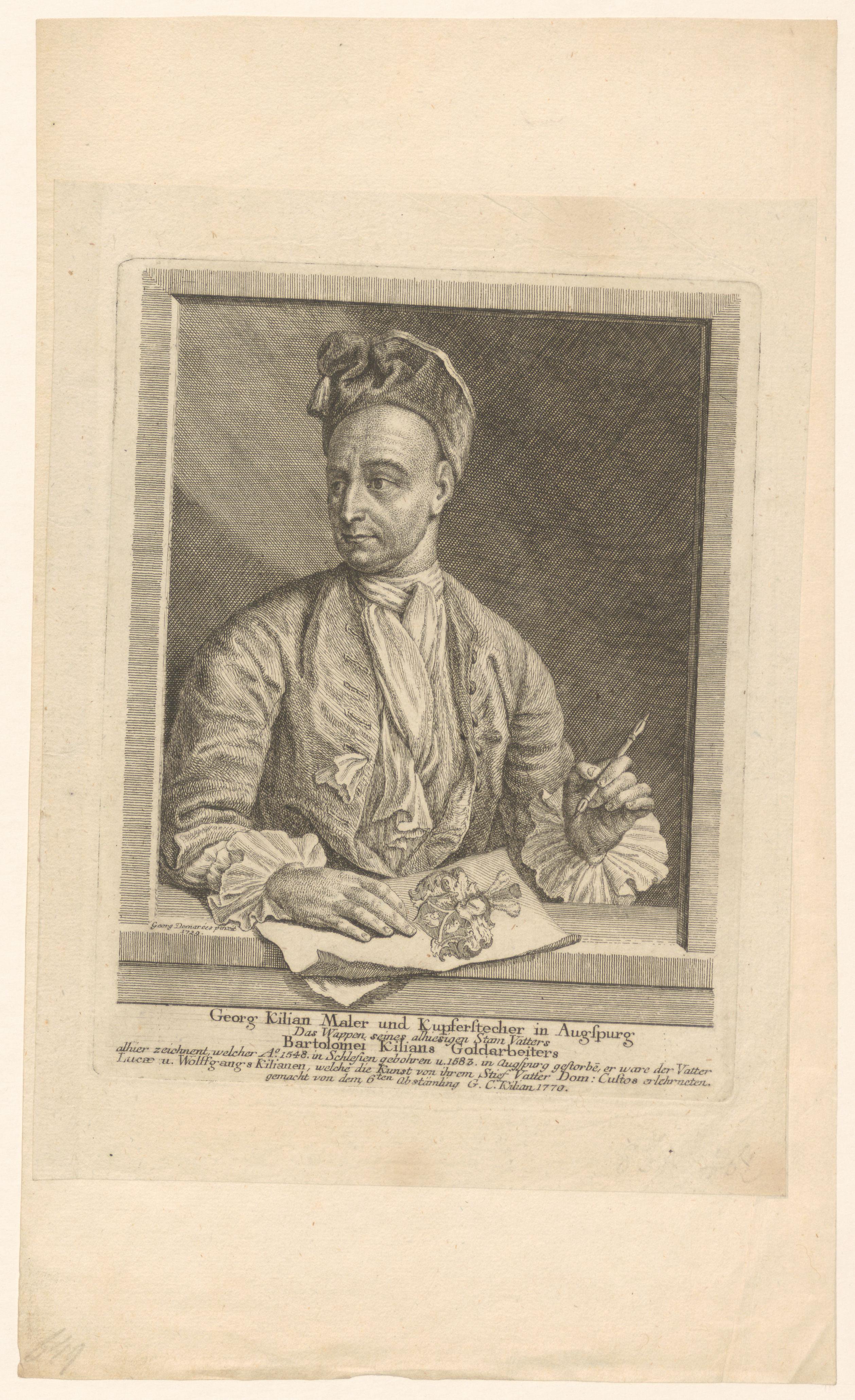 Portret van Georg Kilian