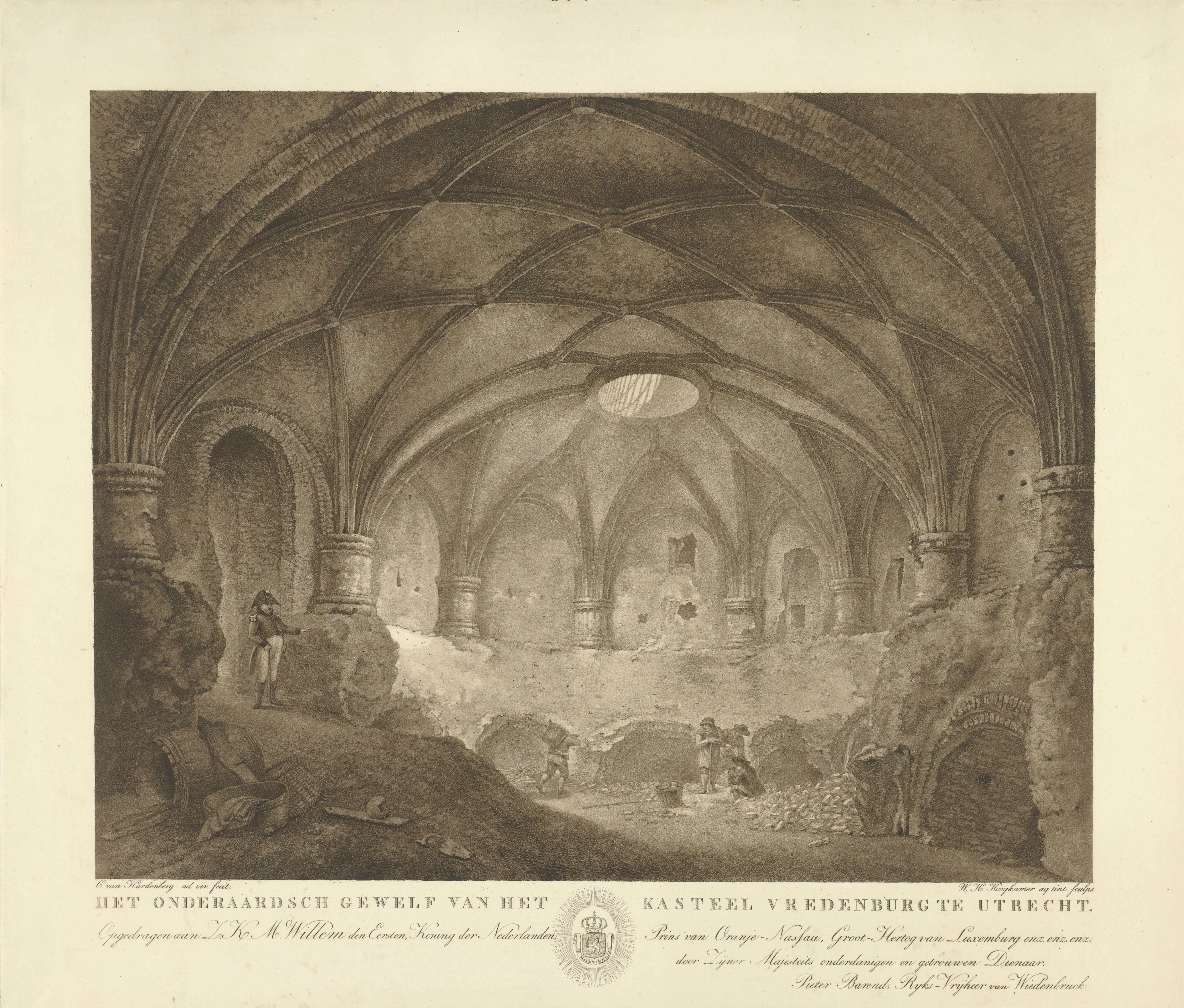 Gewelf van het kasteel Vredenburg