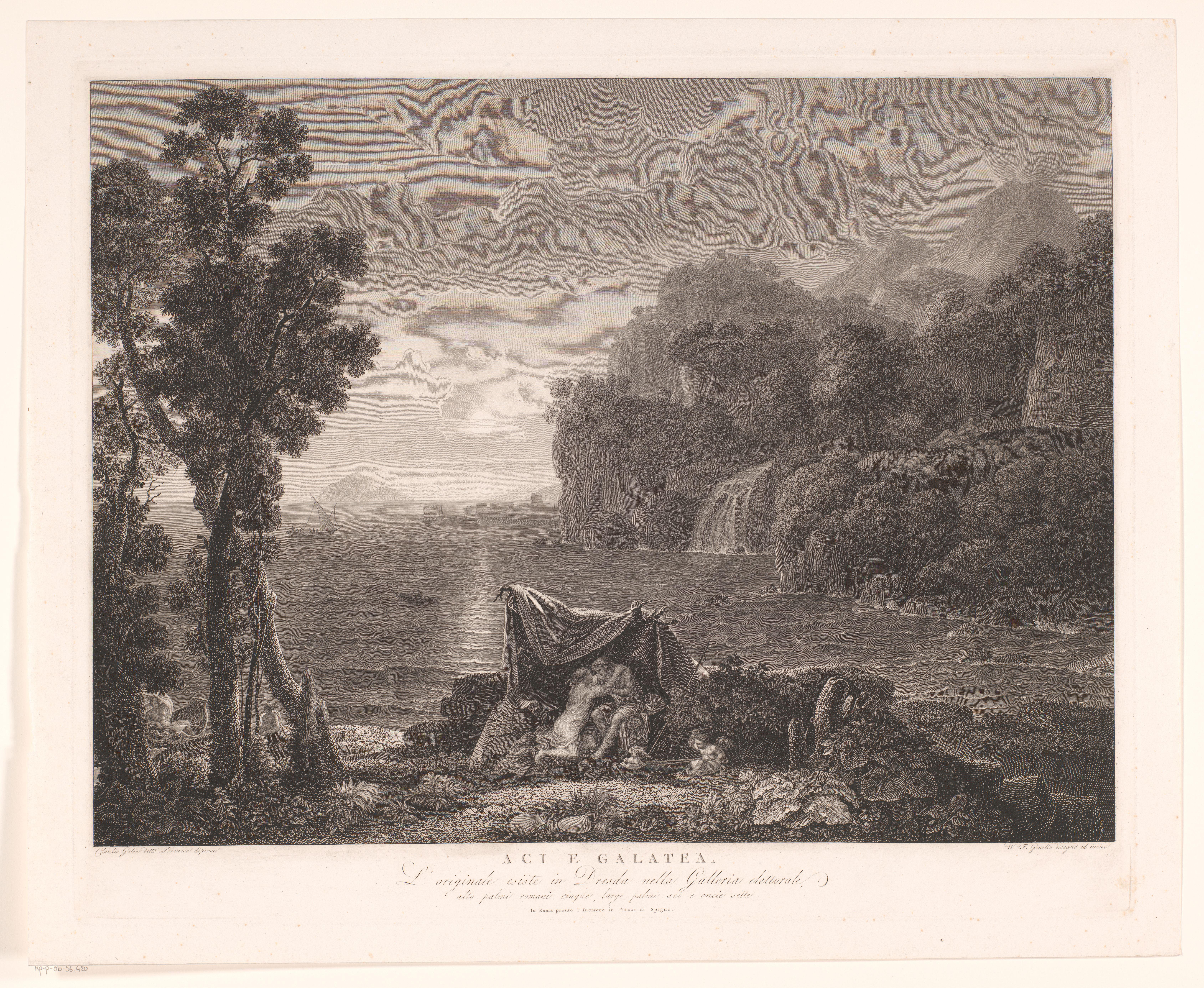 Landschap met Acis en Galathea