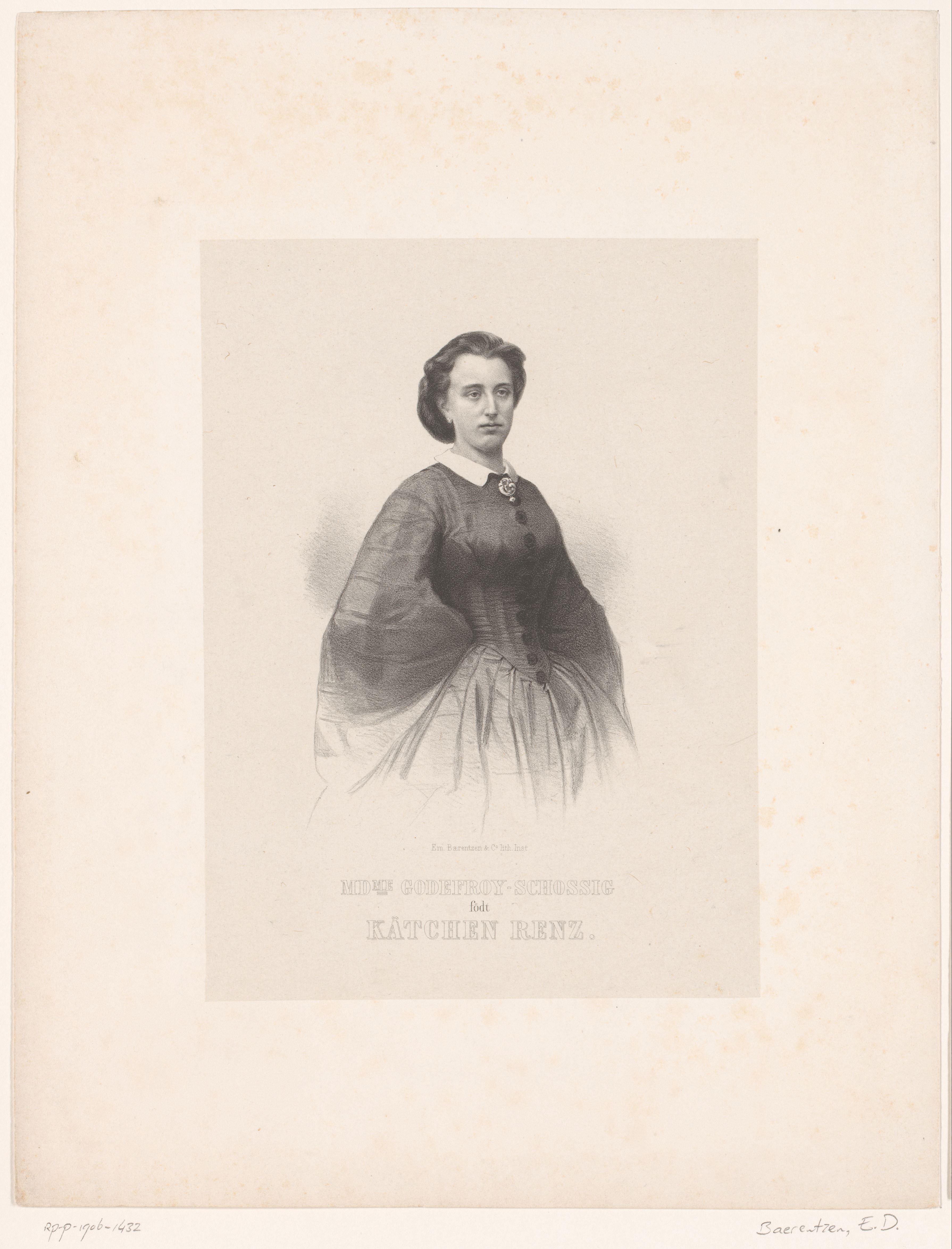 Portret van Madam Godefroy-Schossig