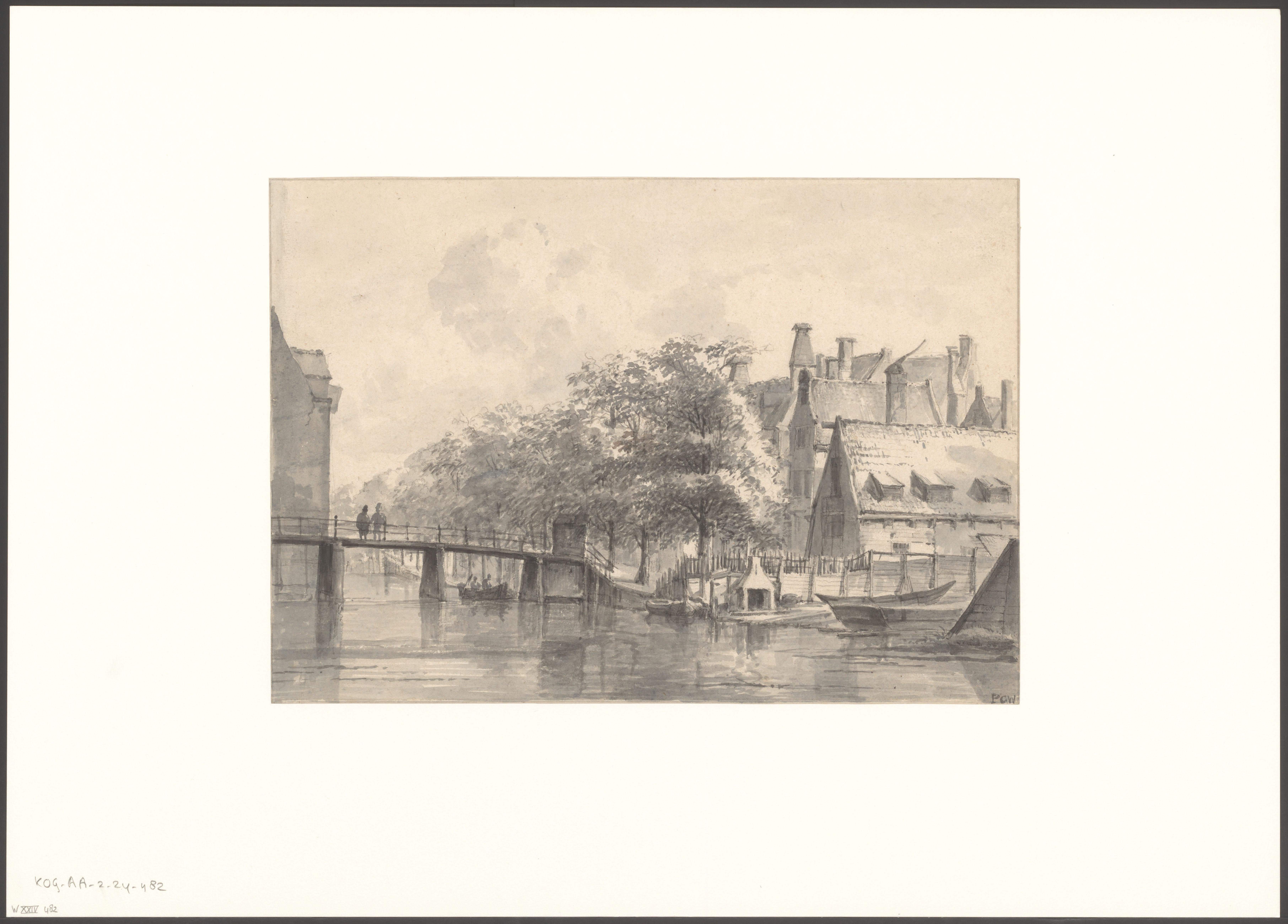 Gezicht op de Lijnbaansgracht