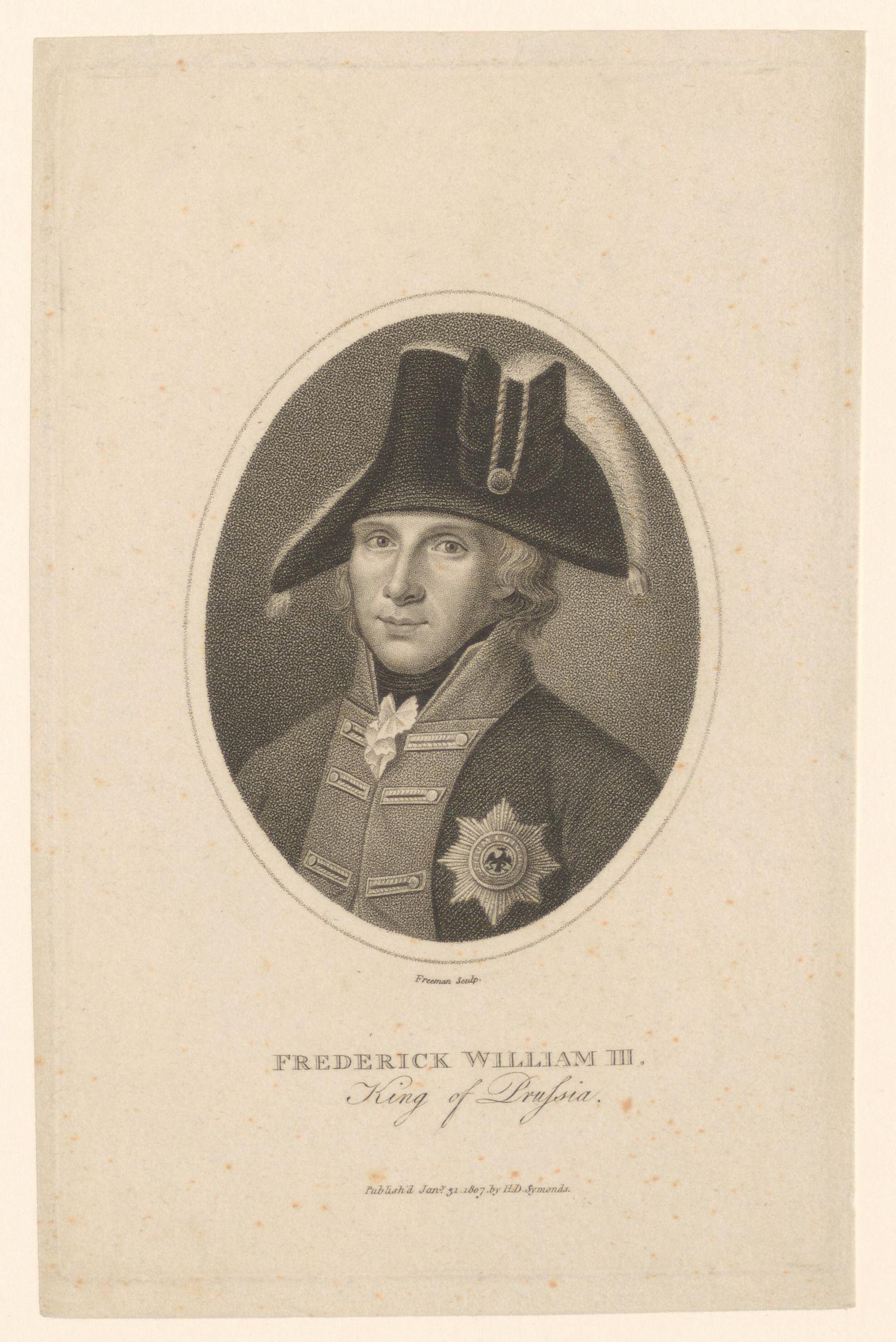 Portret van Frederik Willem III van Pruisen