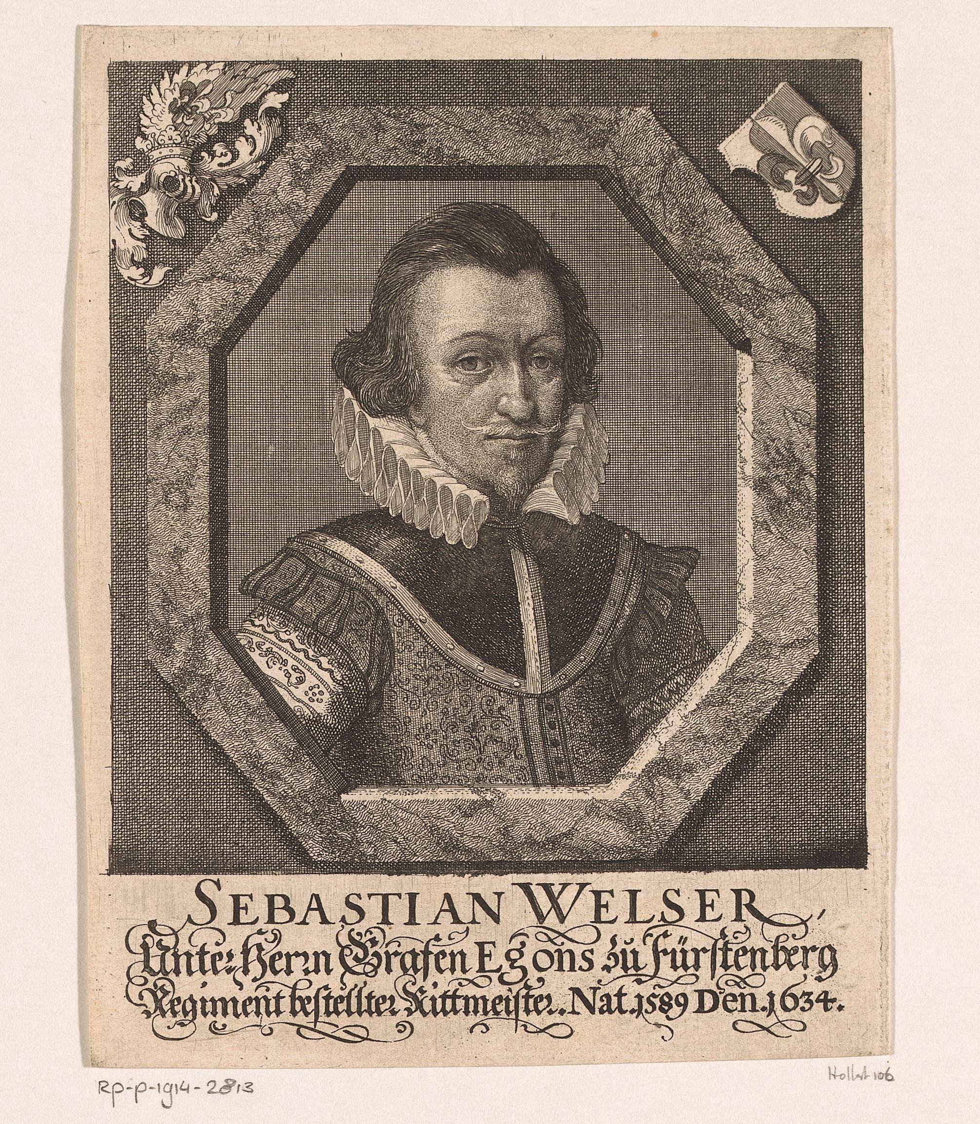 Portret van Sebastian Welser