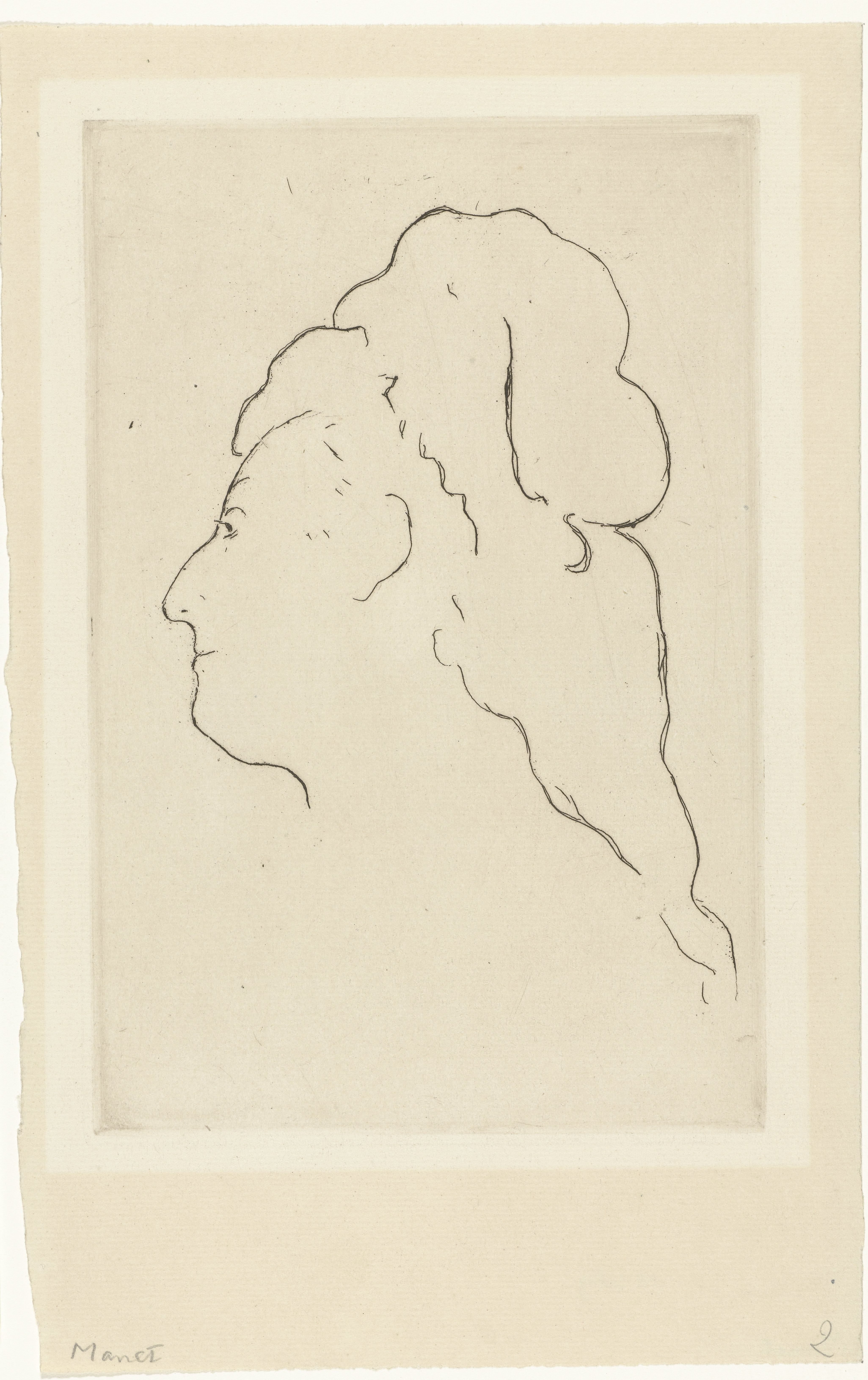 Portret van Eva Gonzalès