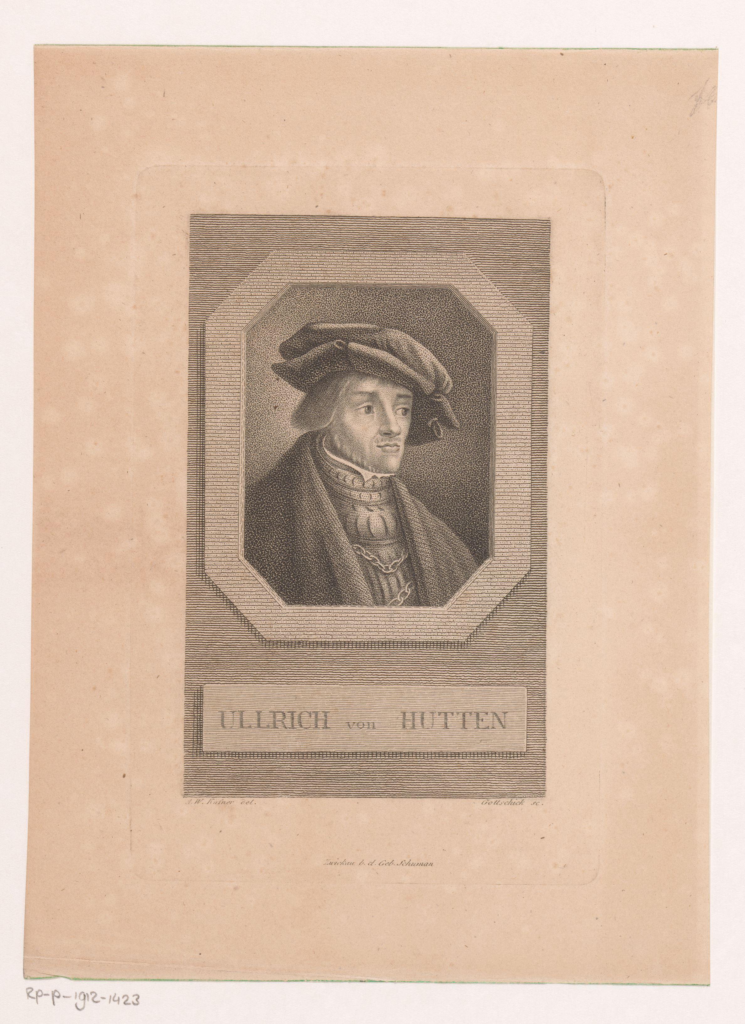 Portret van Ulrich von Hutten