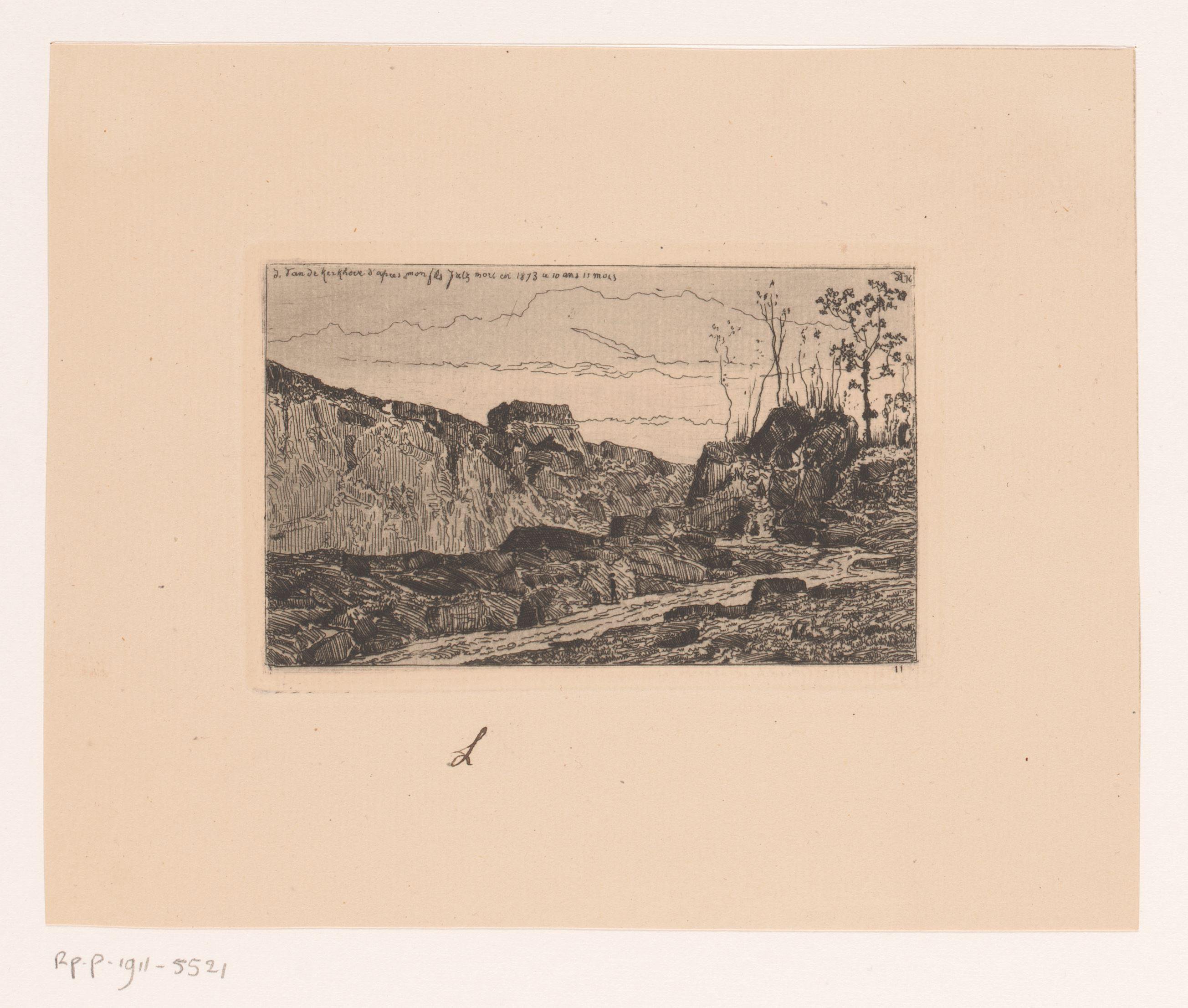 Bergachtig landschap