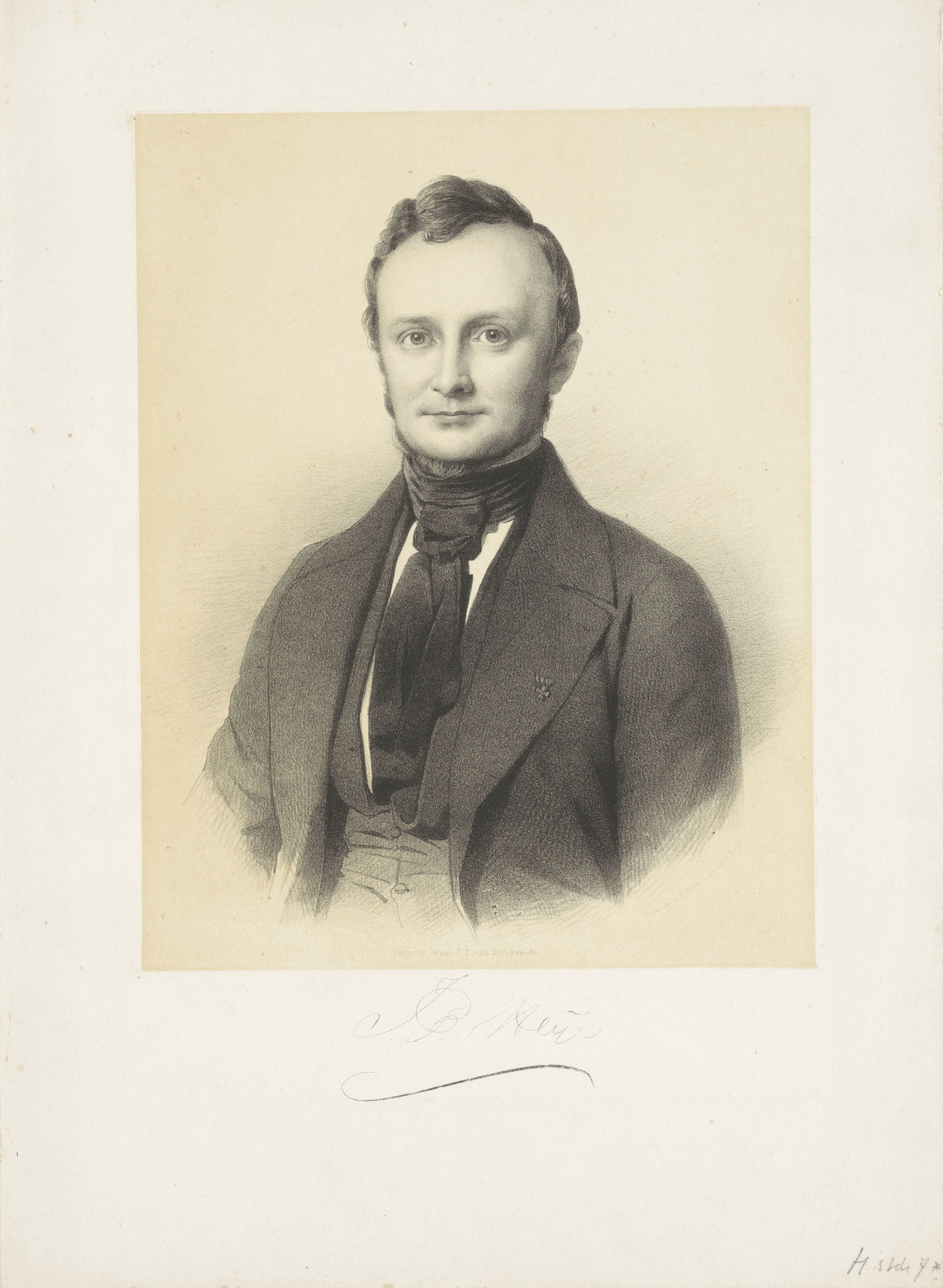 Portret van Jan Pieter Heije