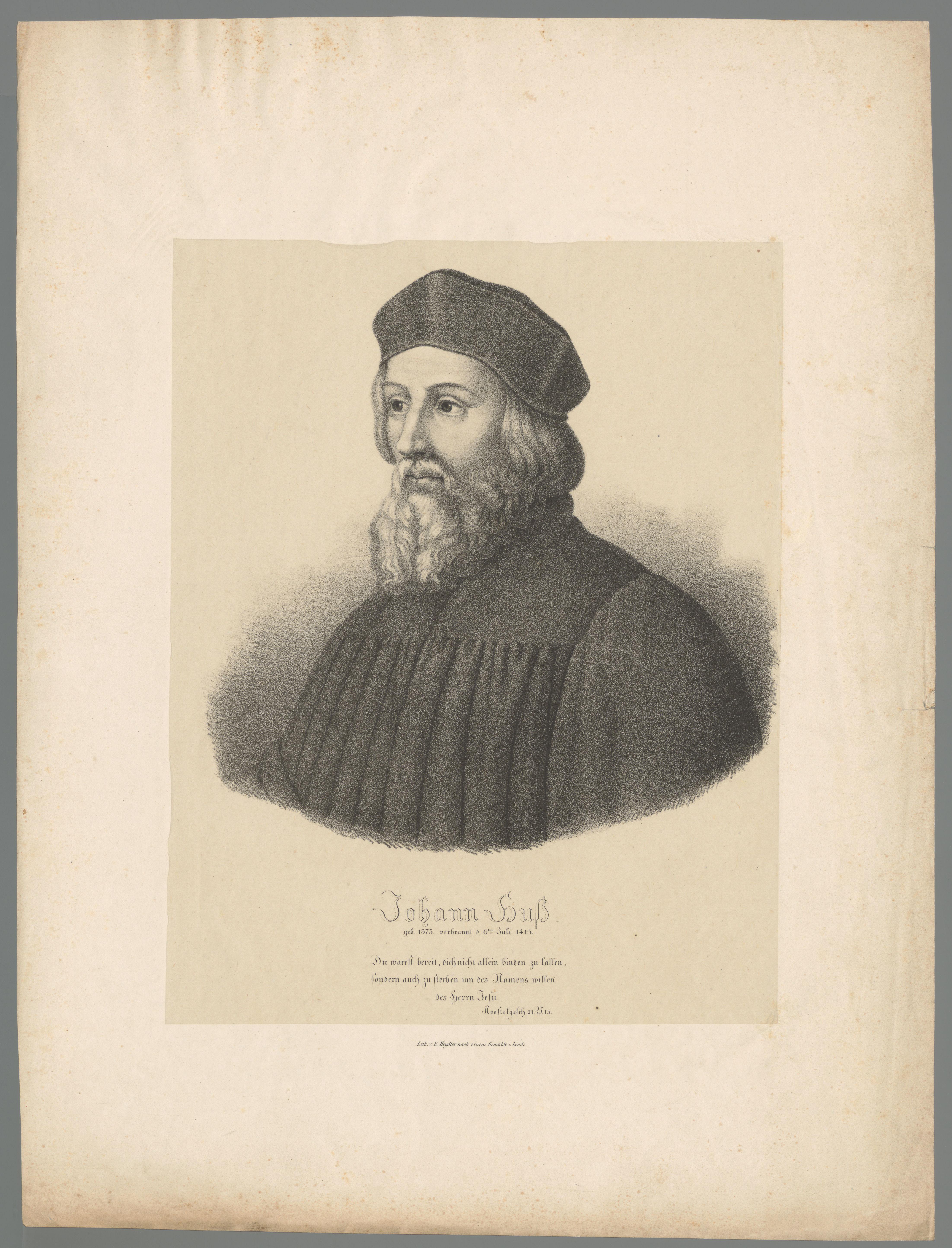Portret van Johannes Hus