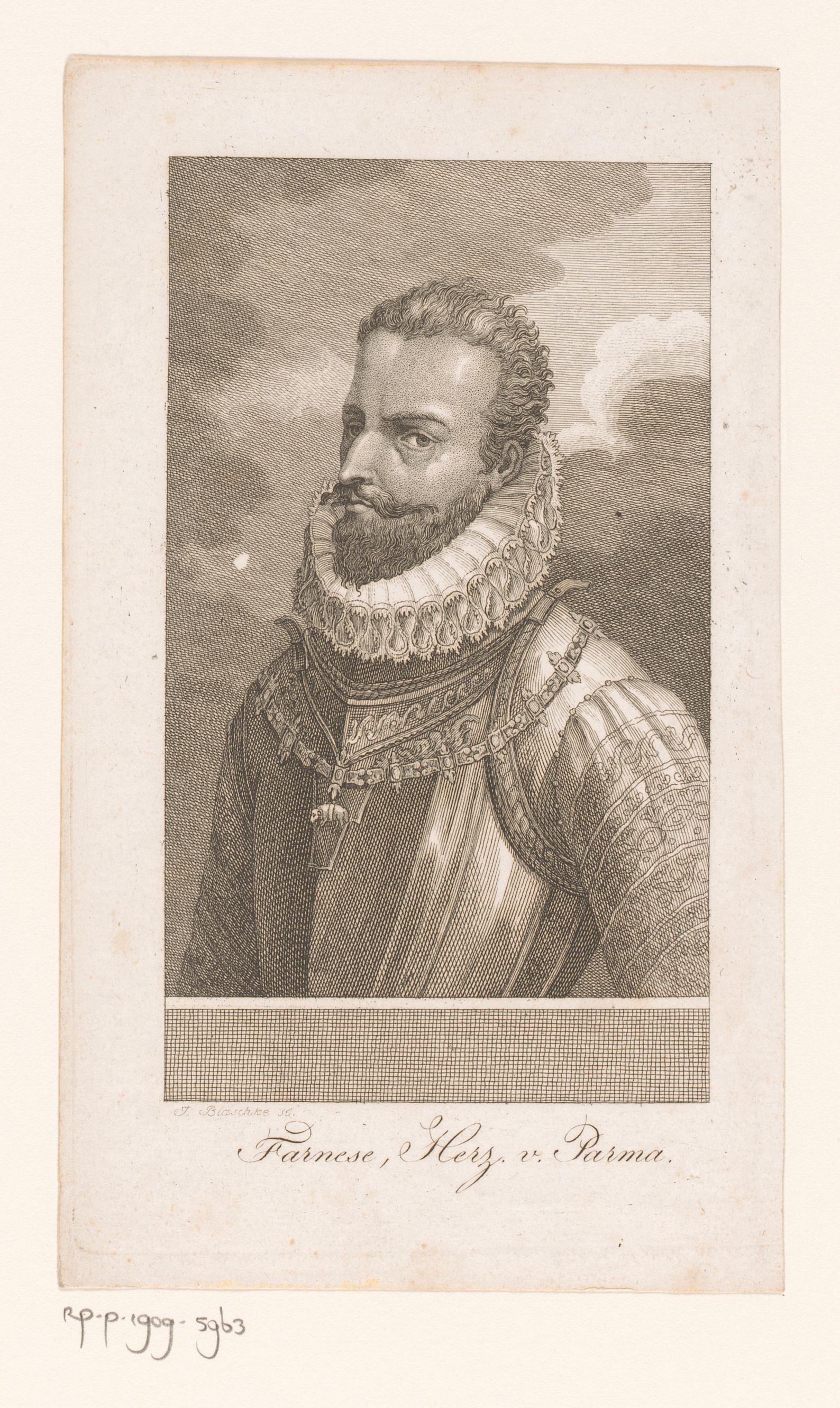 Portret van Alessandro Farnese