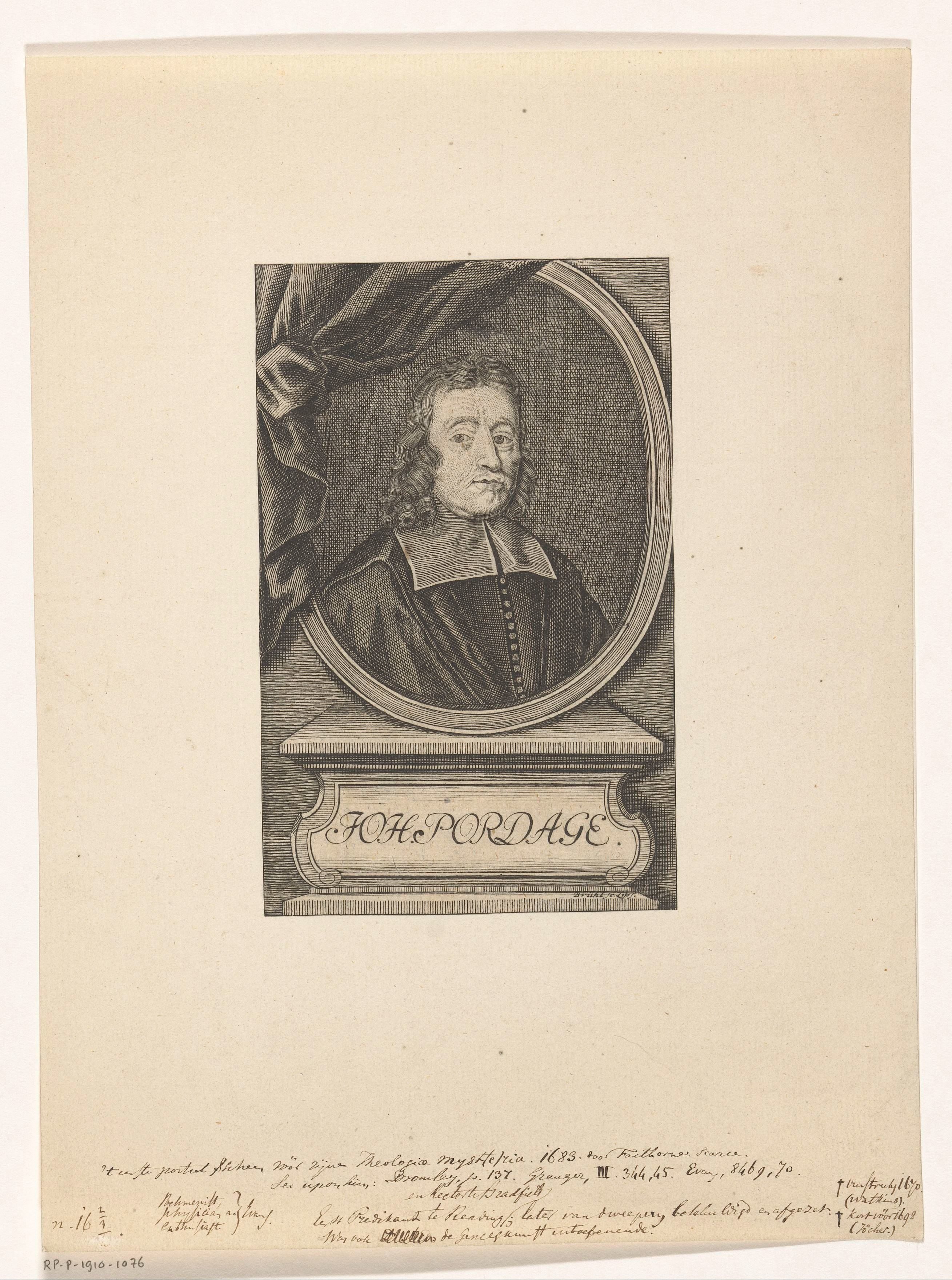 Portret van John Pordage