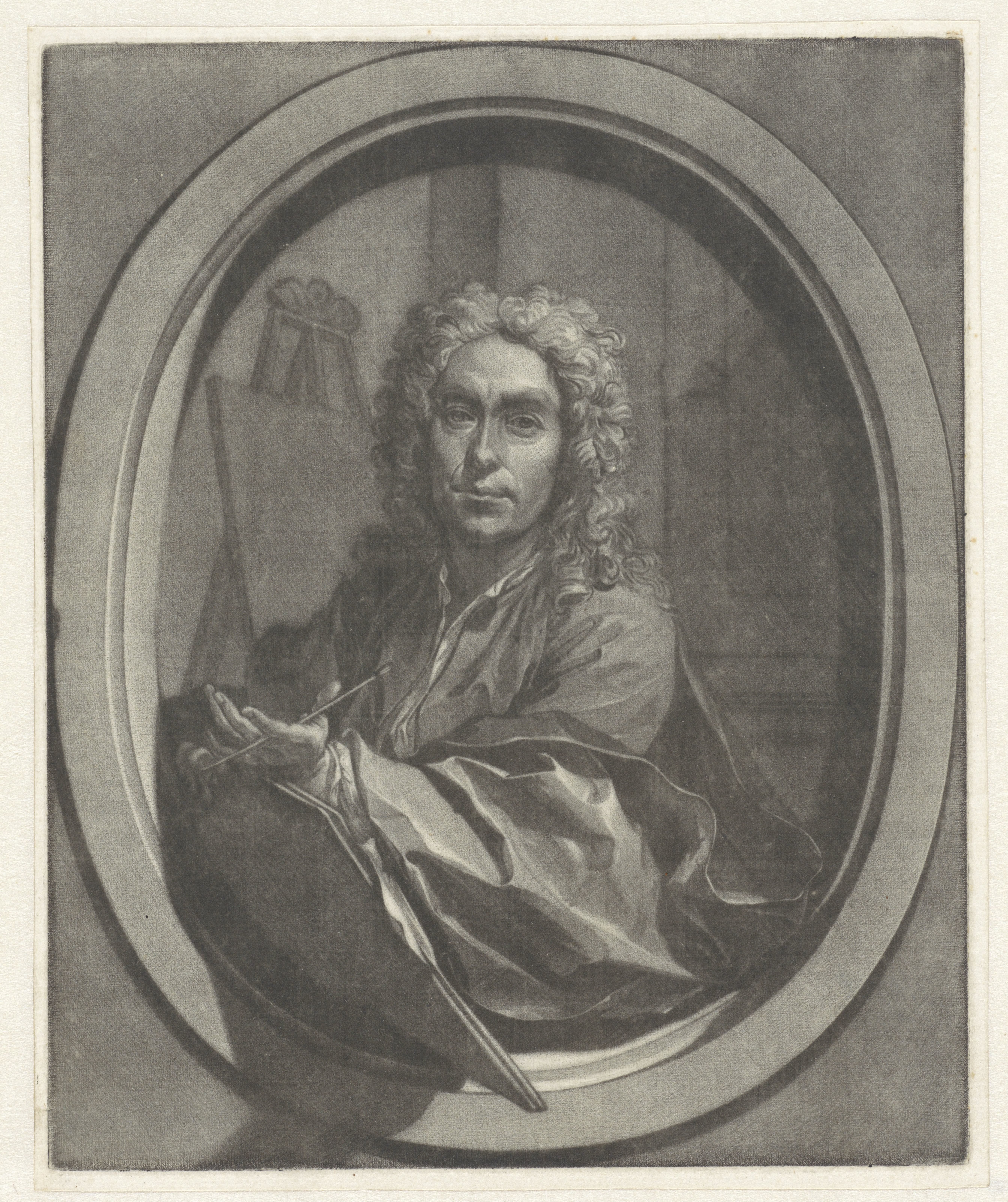 Portret van Nicolaas Verkolje