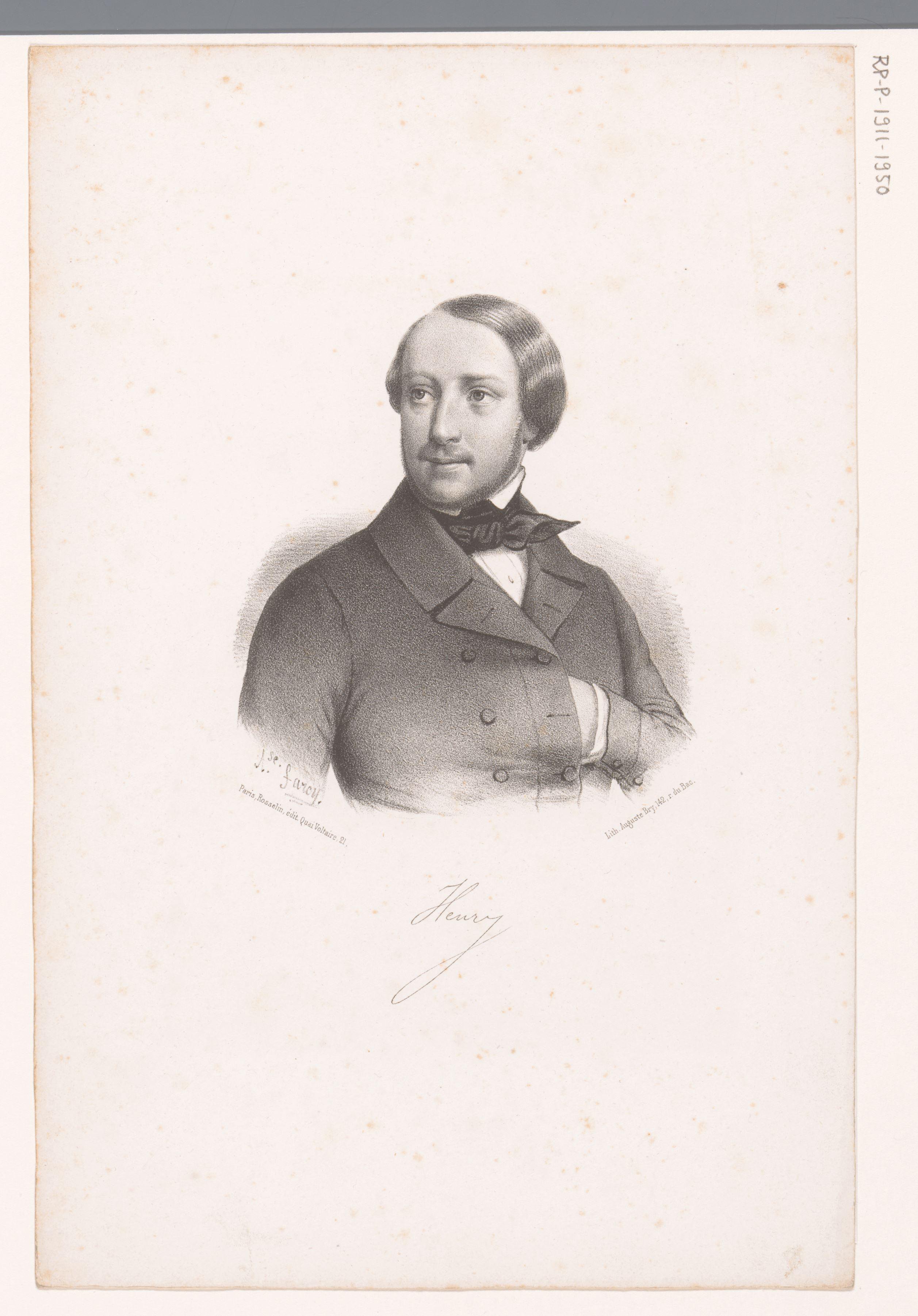 Portret van Louis Henry