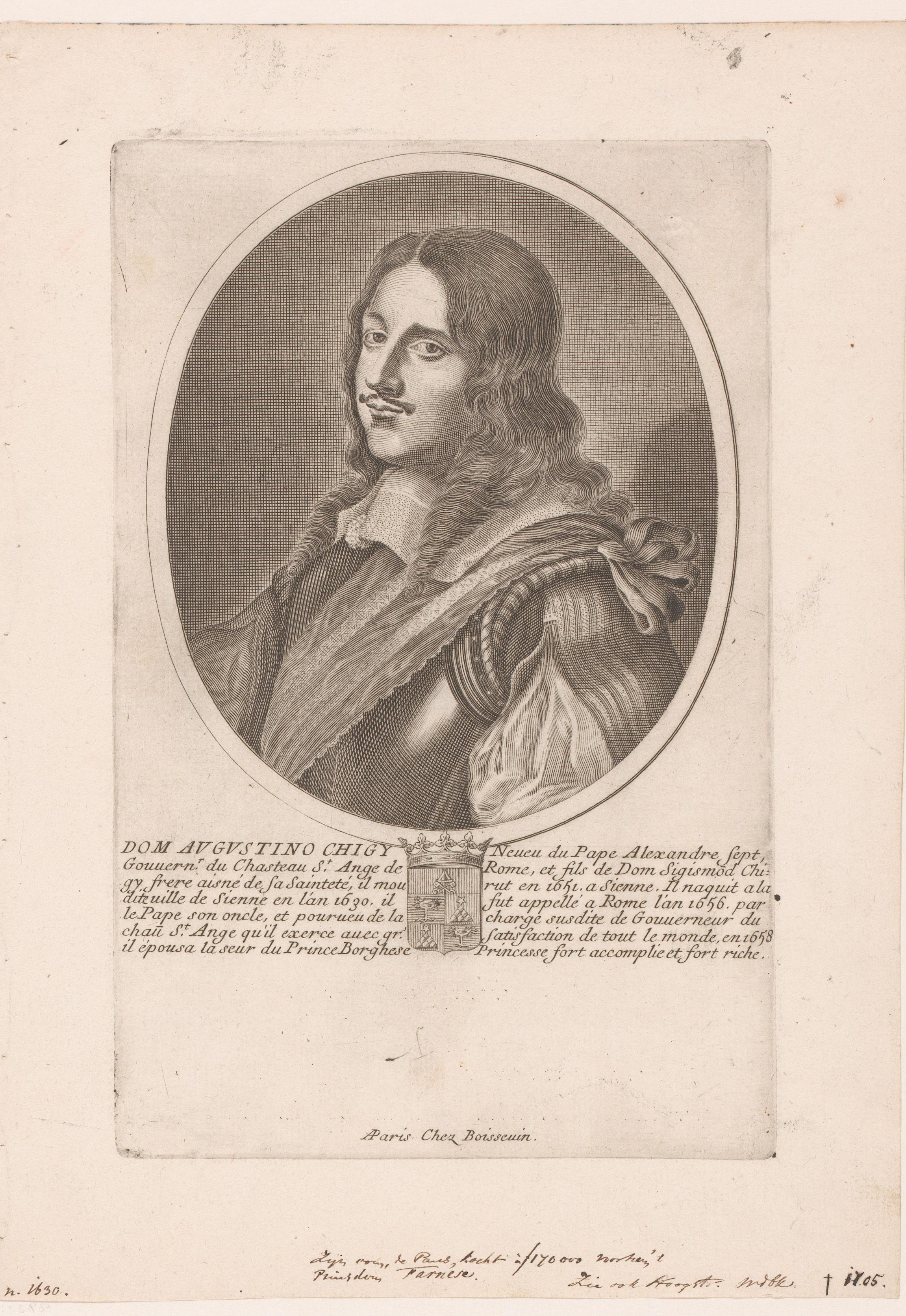 Portret van Agostino Chigi