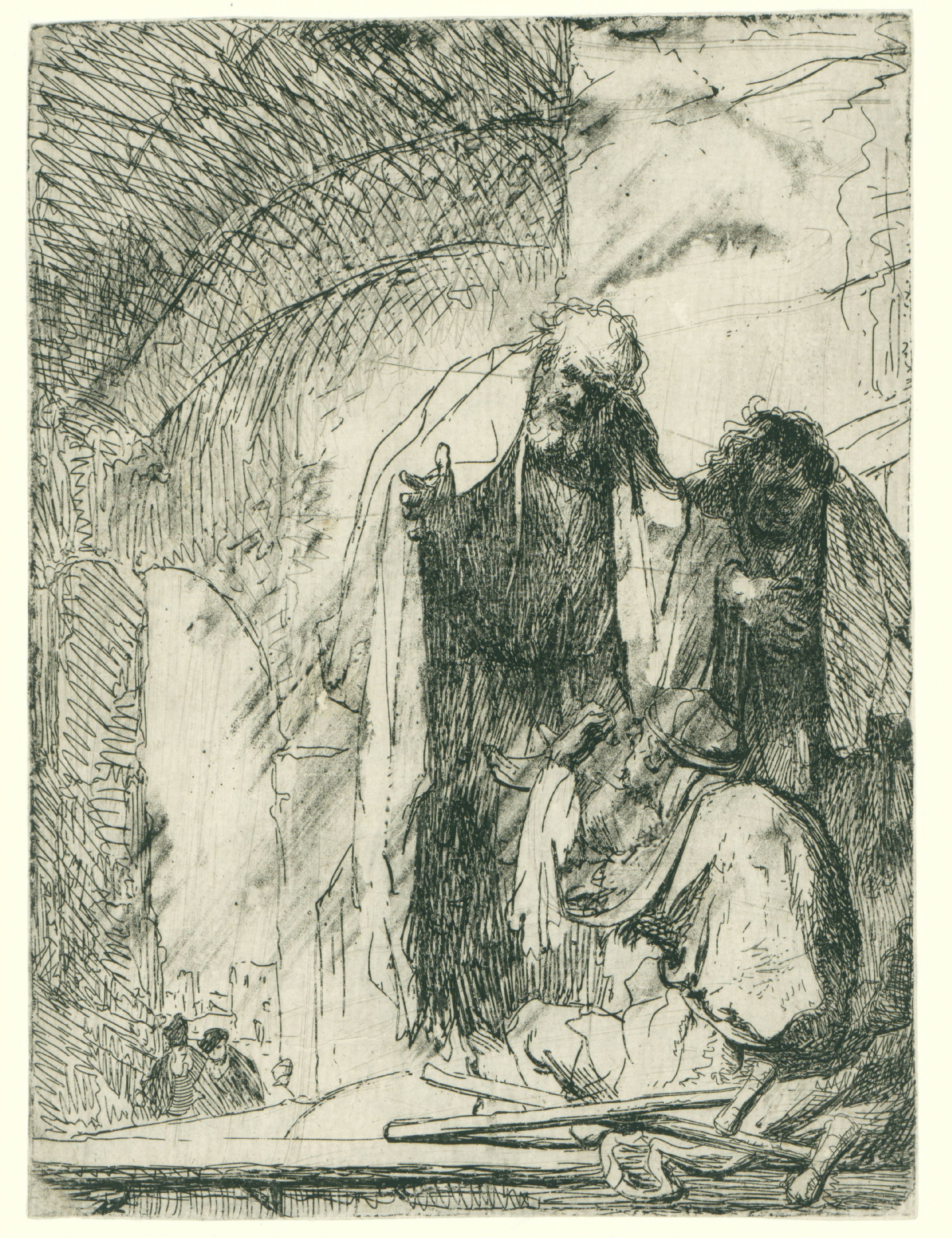 Petrus en Johannes bij de tempelpoort