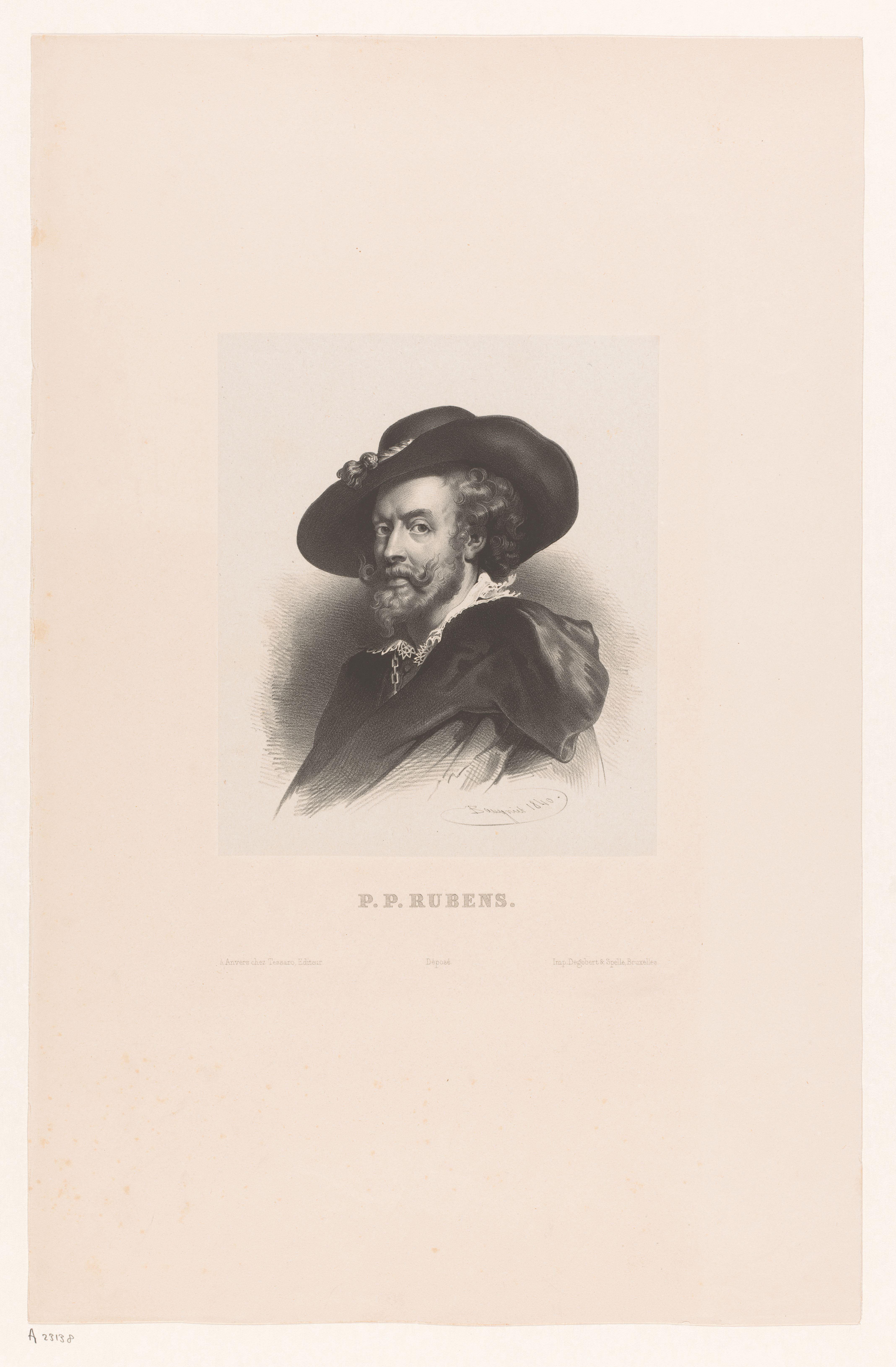 Portret van Peter Paul Rubens