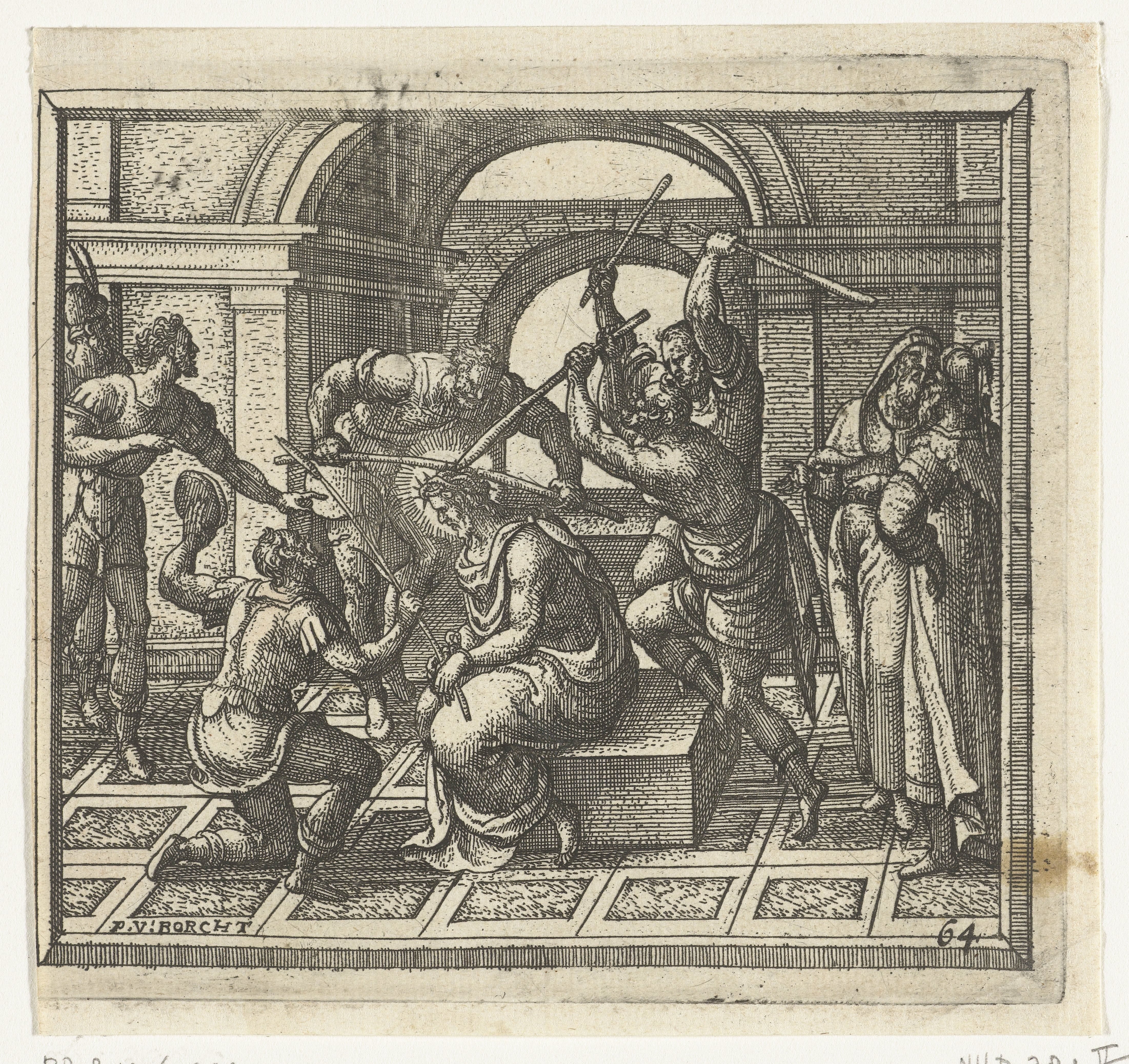 Christus gekroond en geslagen