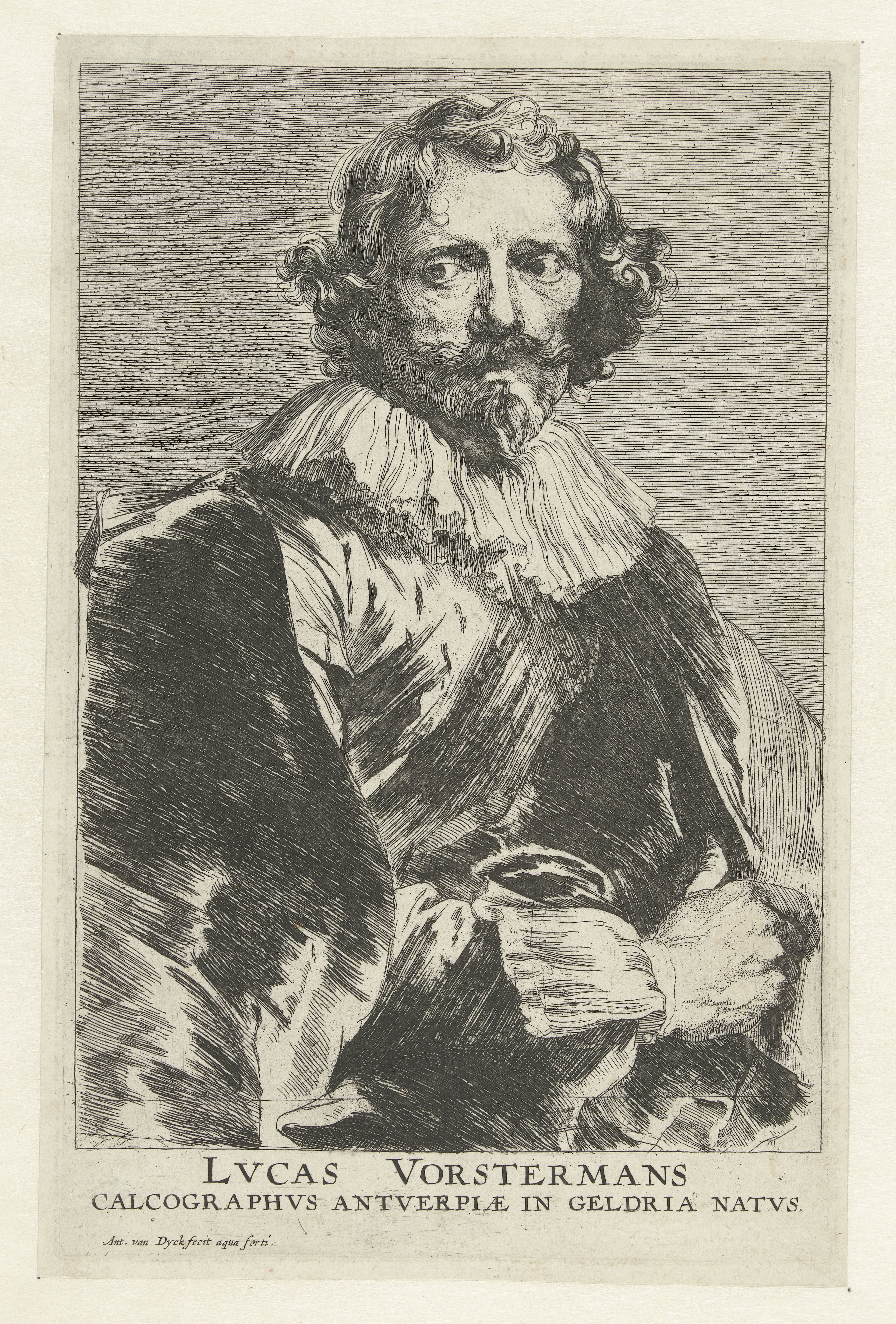 Portret van Lucas Vorsterman I