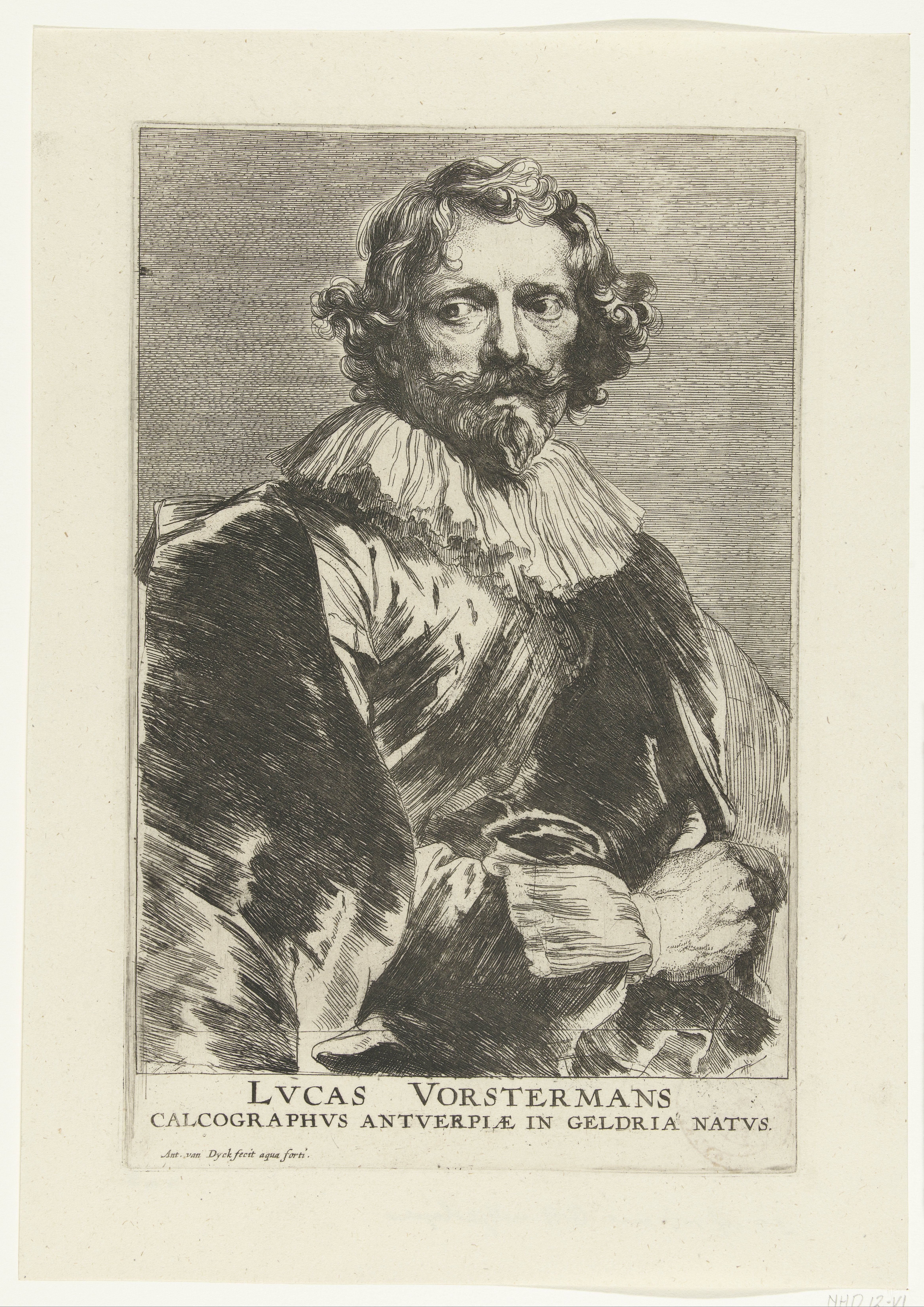 Portret van Lucas Vorsterman I