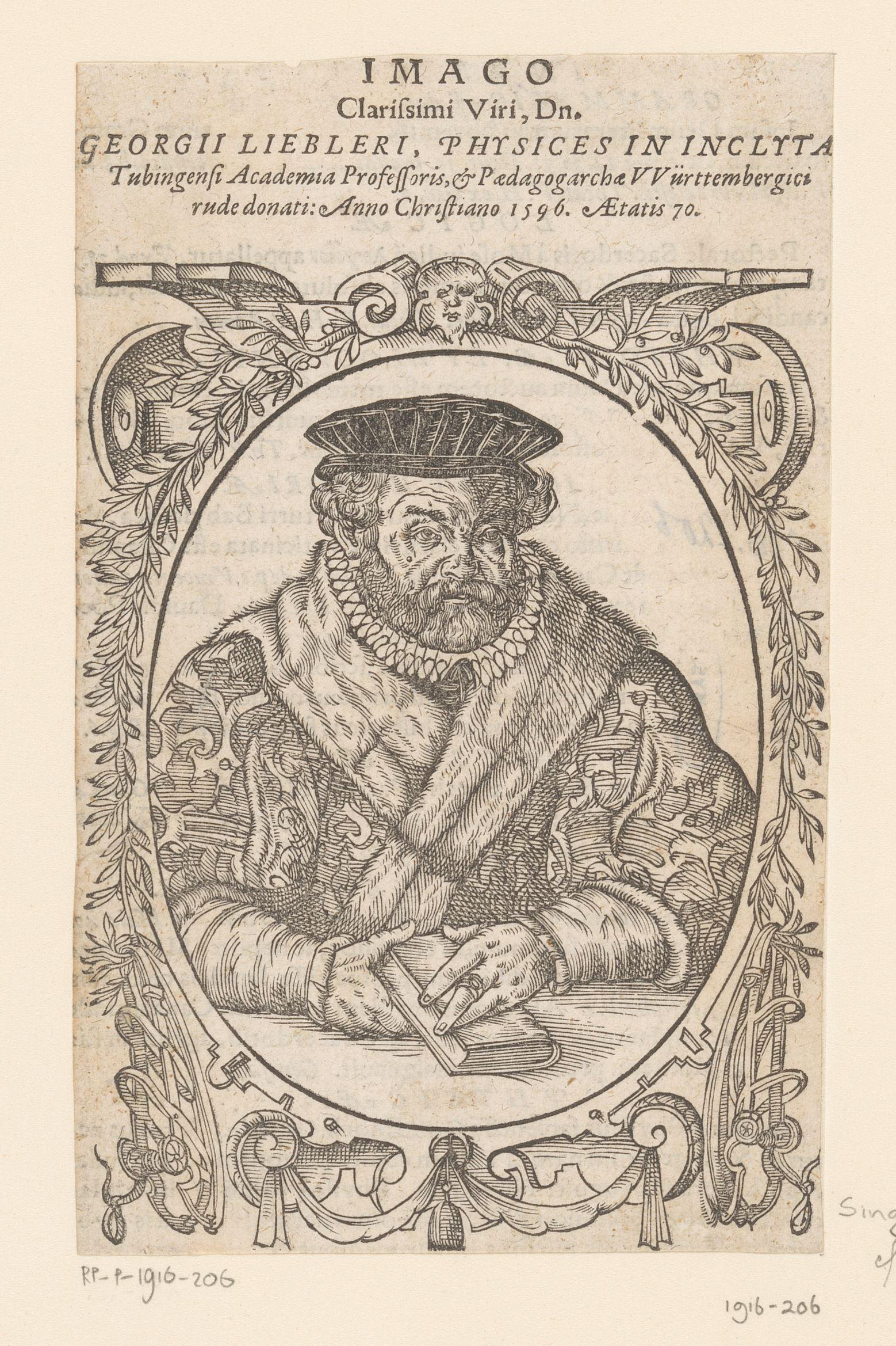Portret van Georg Liebler