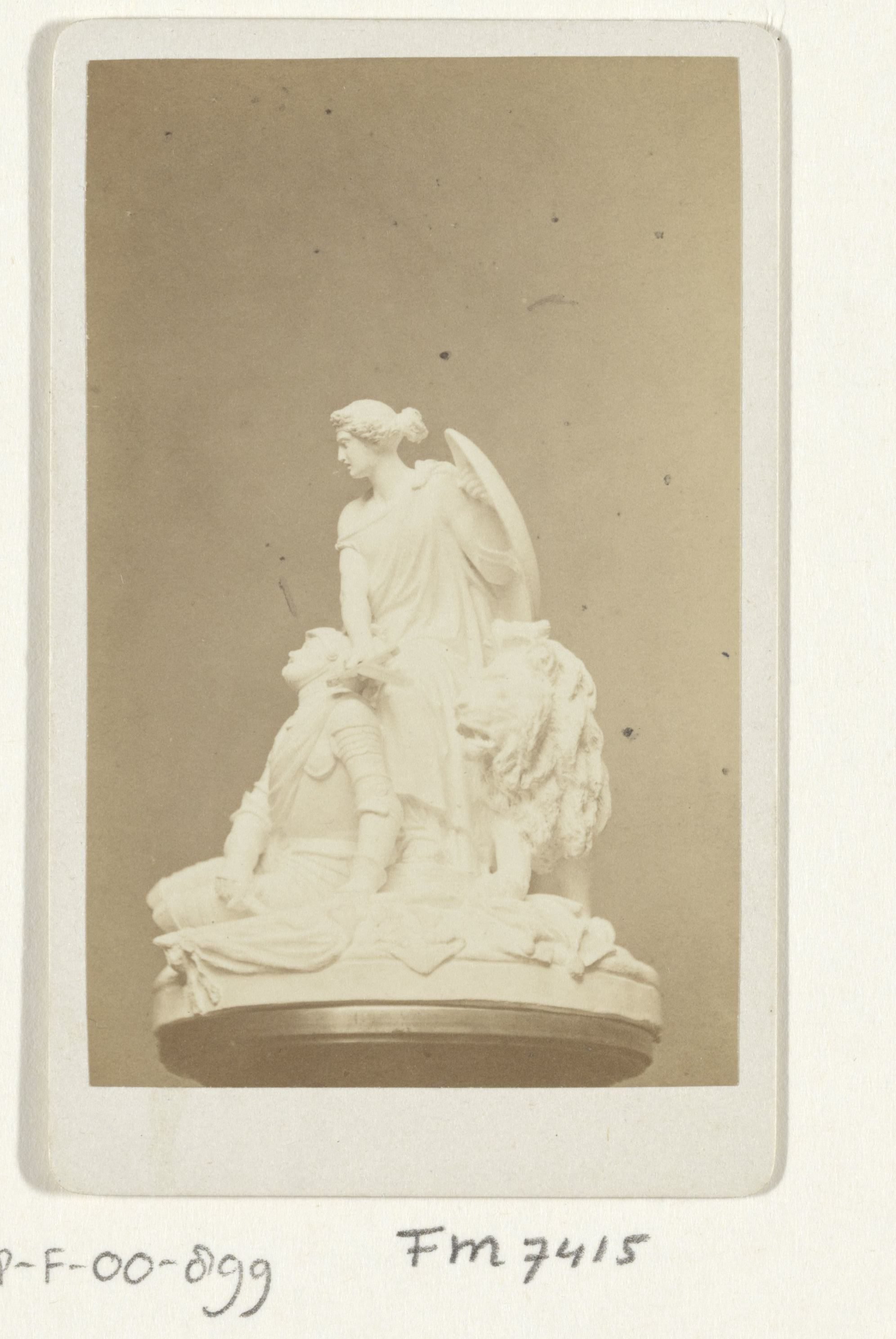 Model voor het monument ter herinnering aan de slag bij Heiligerlee, 1868