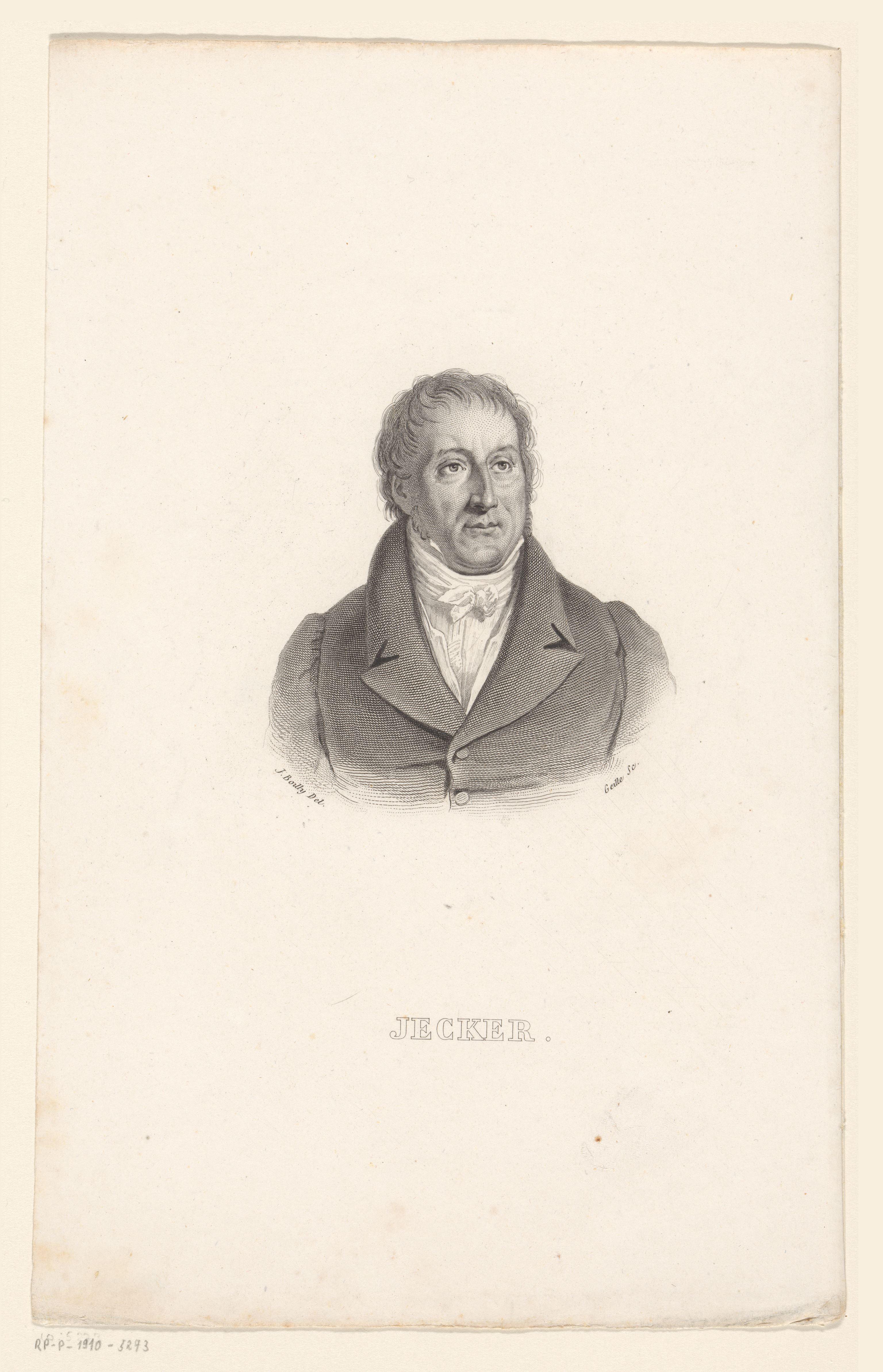 Portret van Jean-Baptiste Jecker