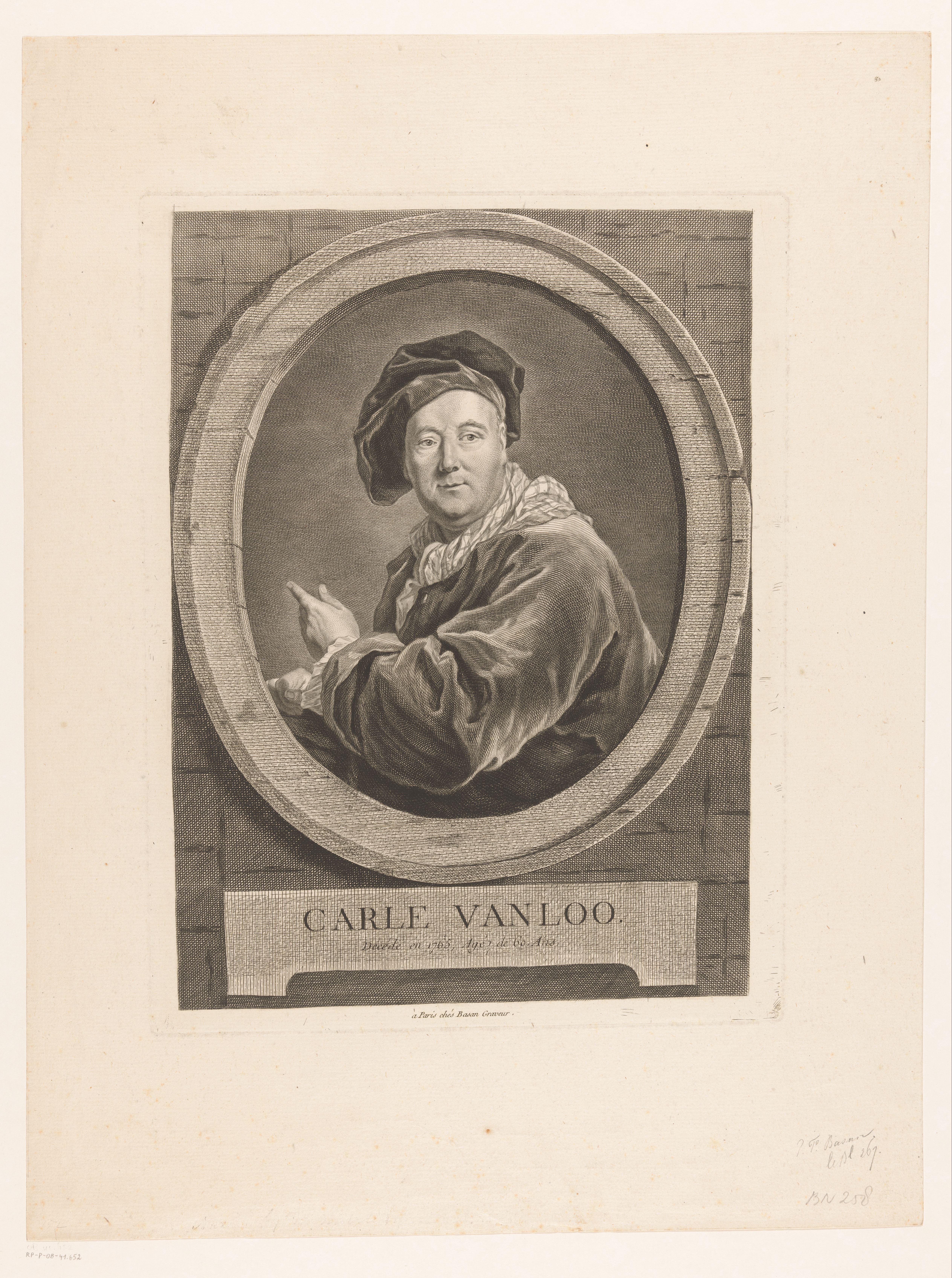 Portret van Carle van Loo