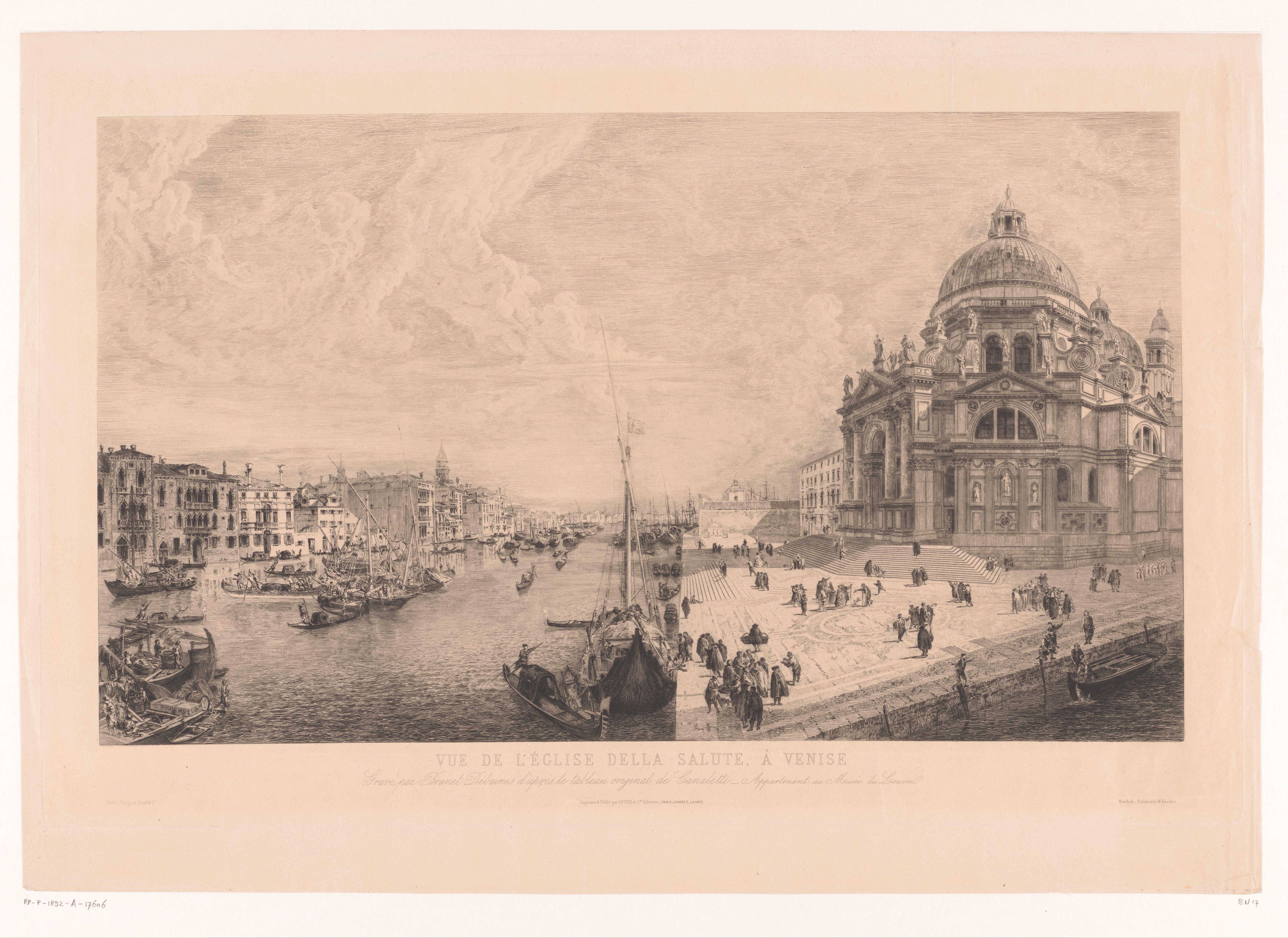Gezicht op de Santa Maria della Saluta te Venetië