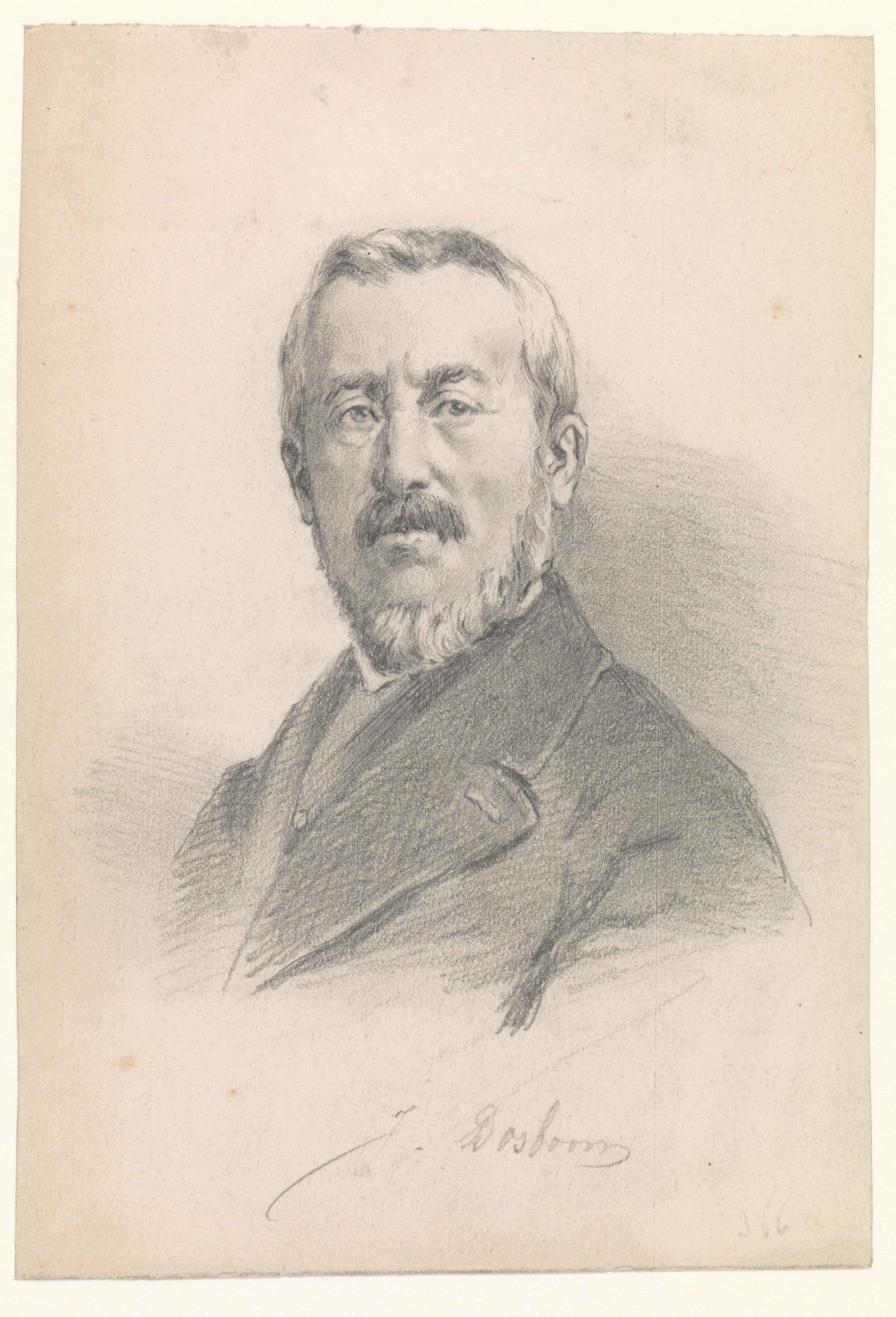 Portret van Johannes Bosboom
