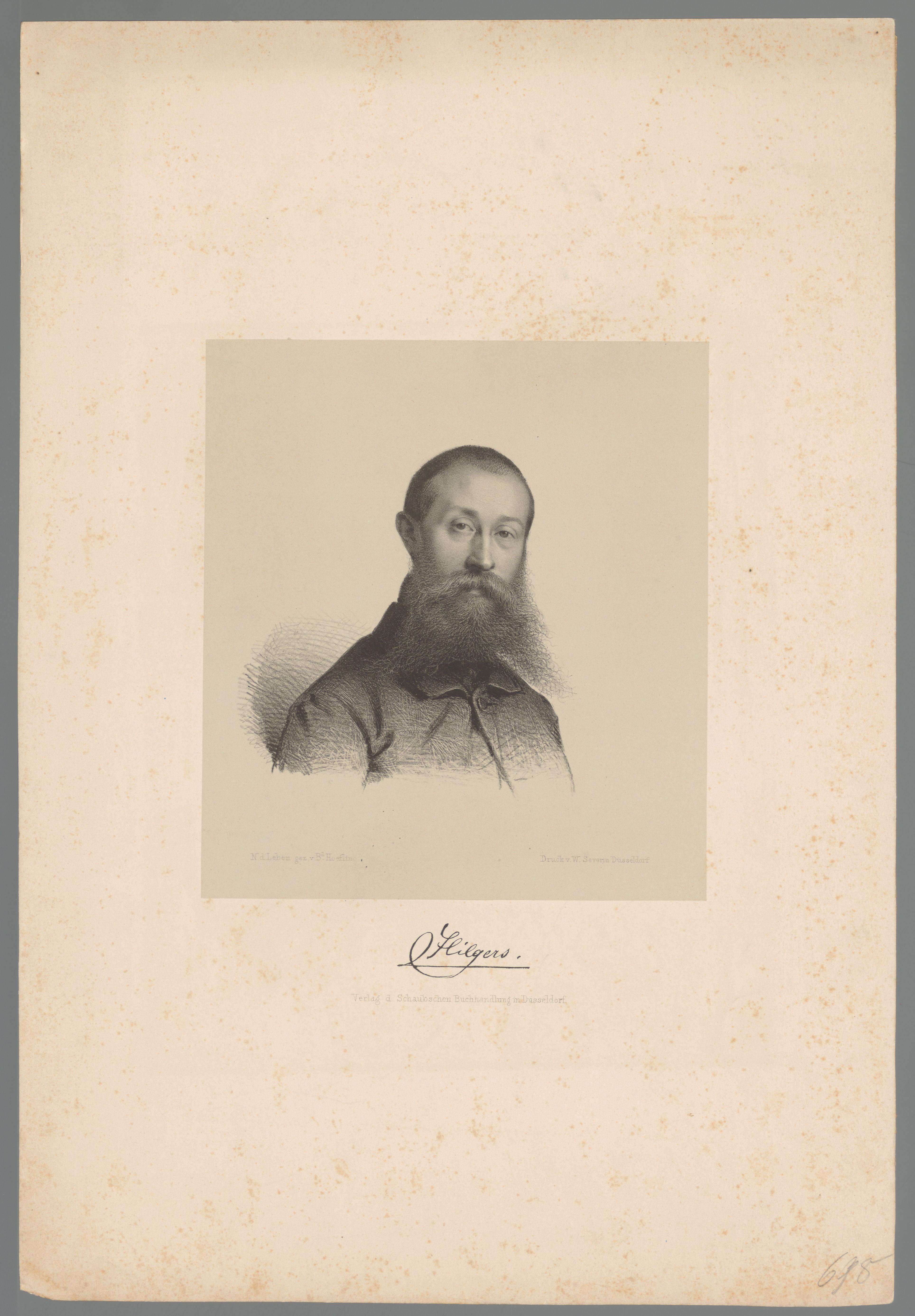 Portret van Carl Hilgers