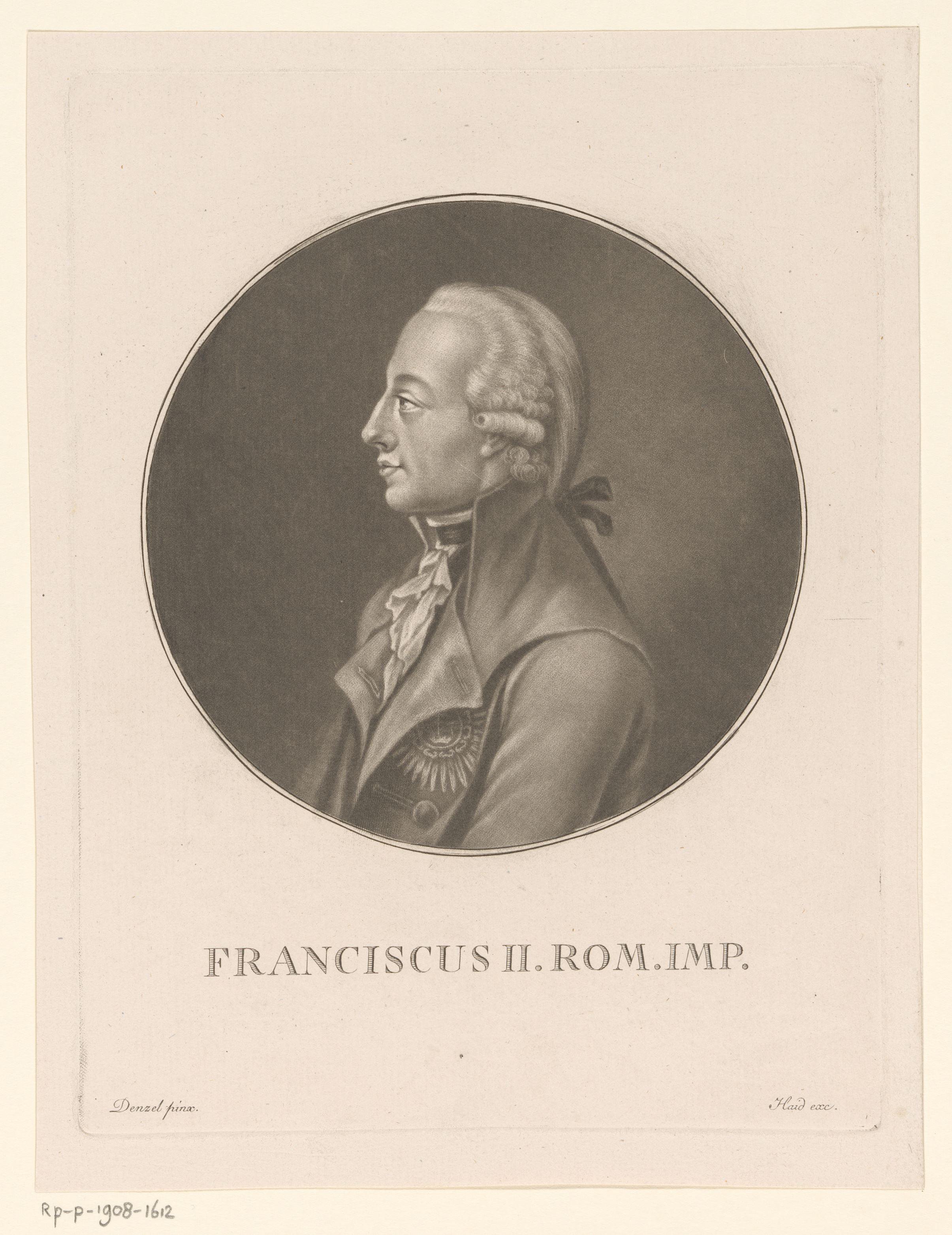 Portret van Frans II Josef Karel, Rooms-Duits keizer