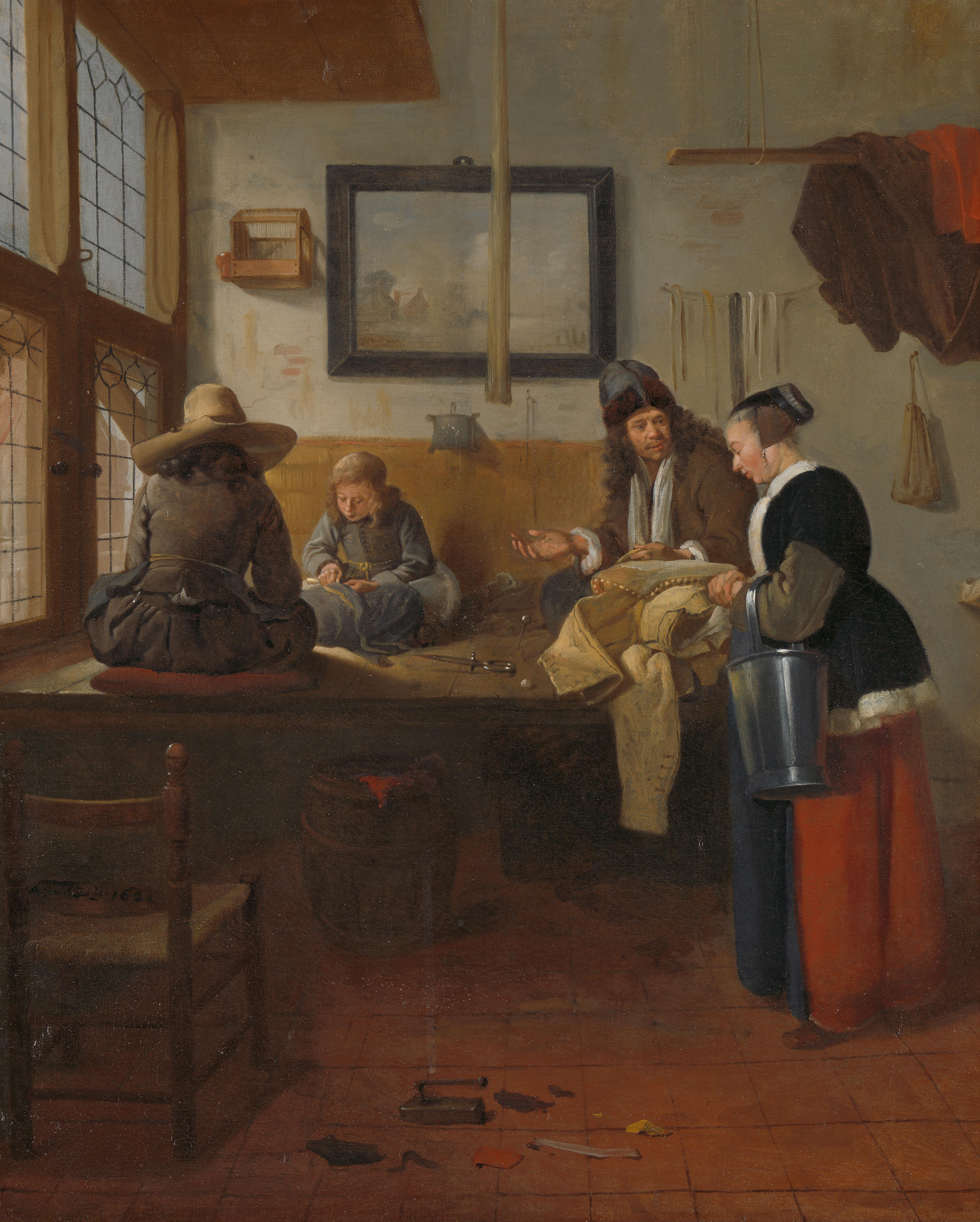 De kleermakerswerkplaats