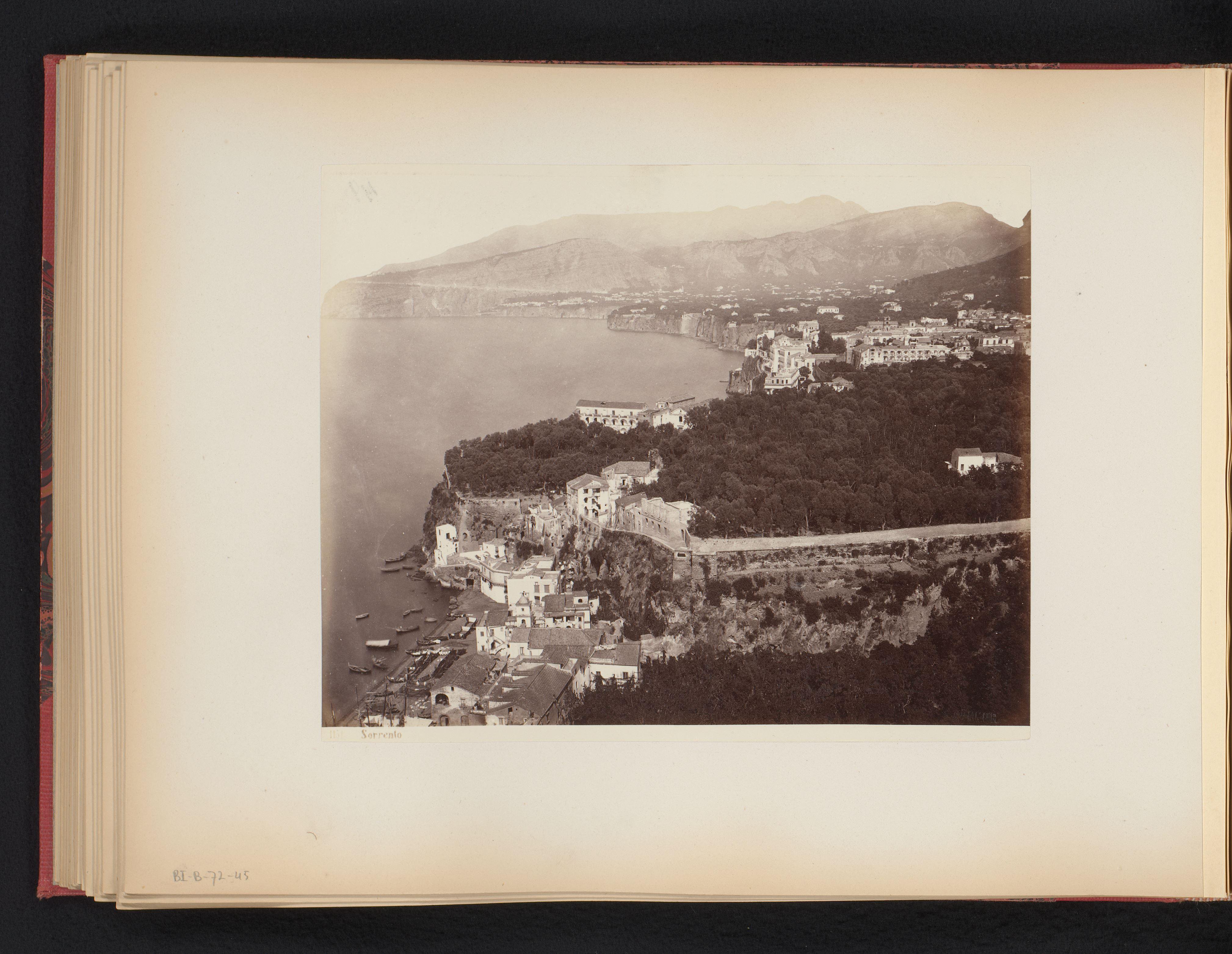 Gezicht op Sorrento, Italië