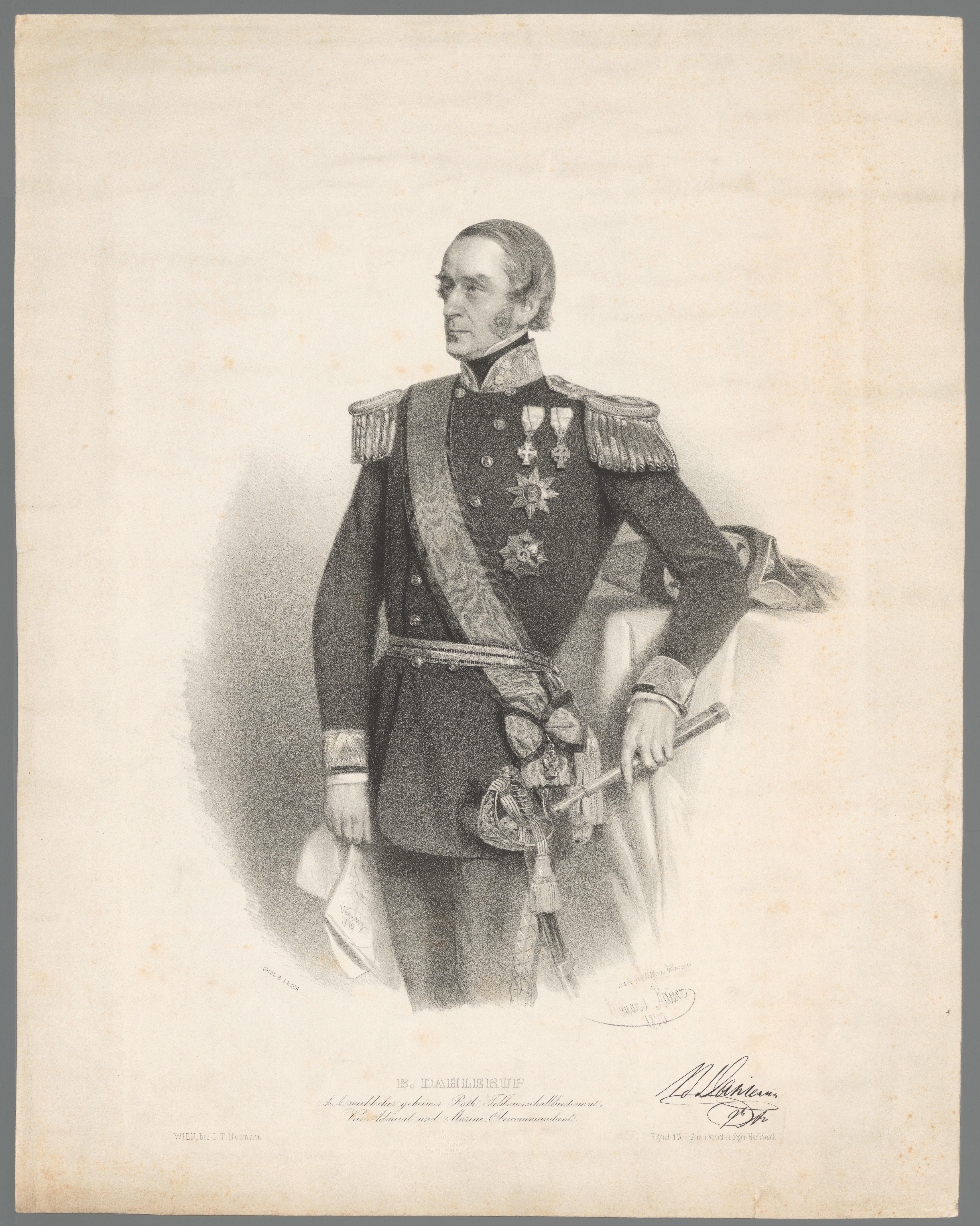 Portret van Hans Birch Dahlerup
