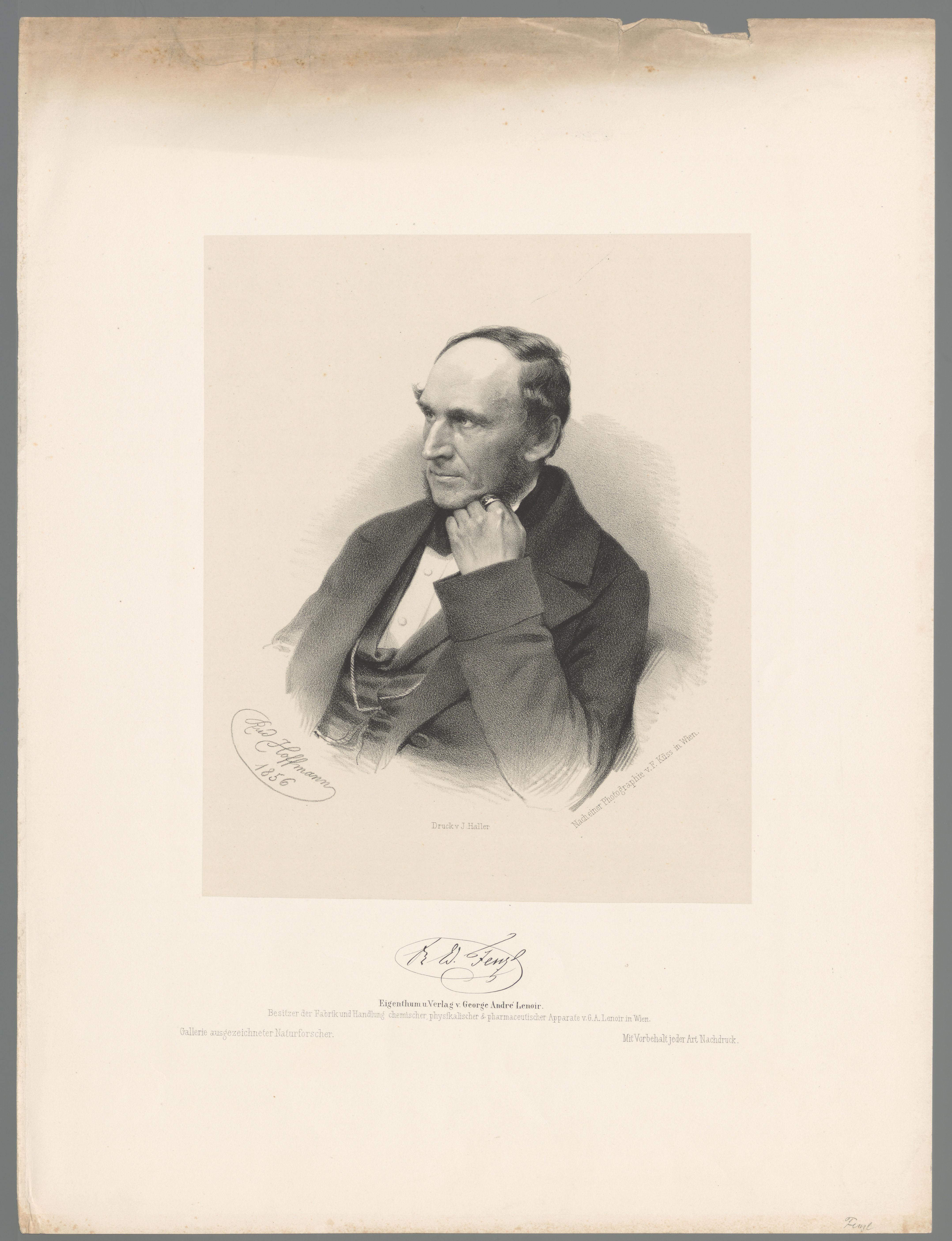 Portret van Eduard Fenzl