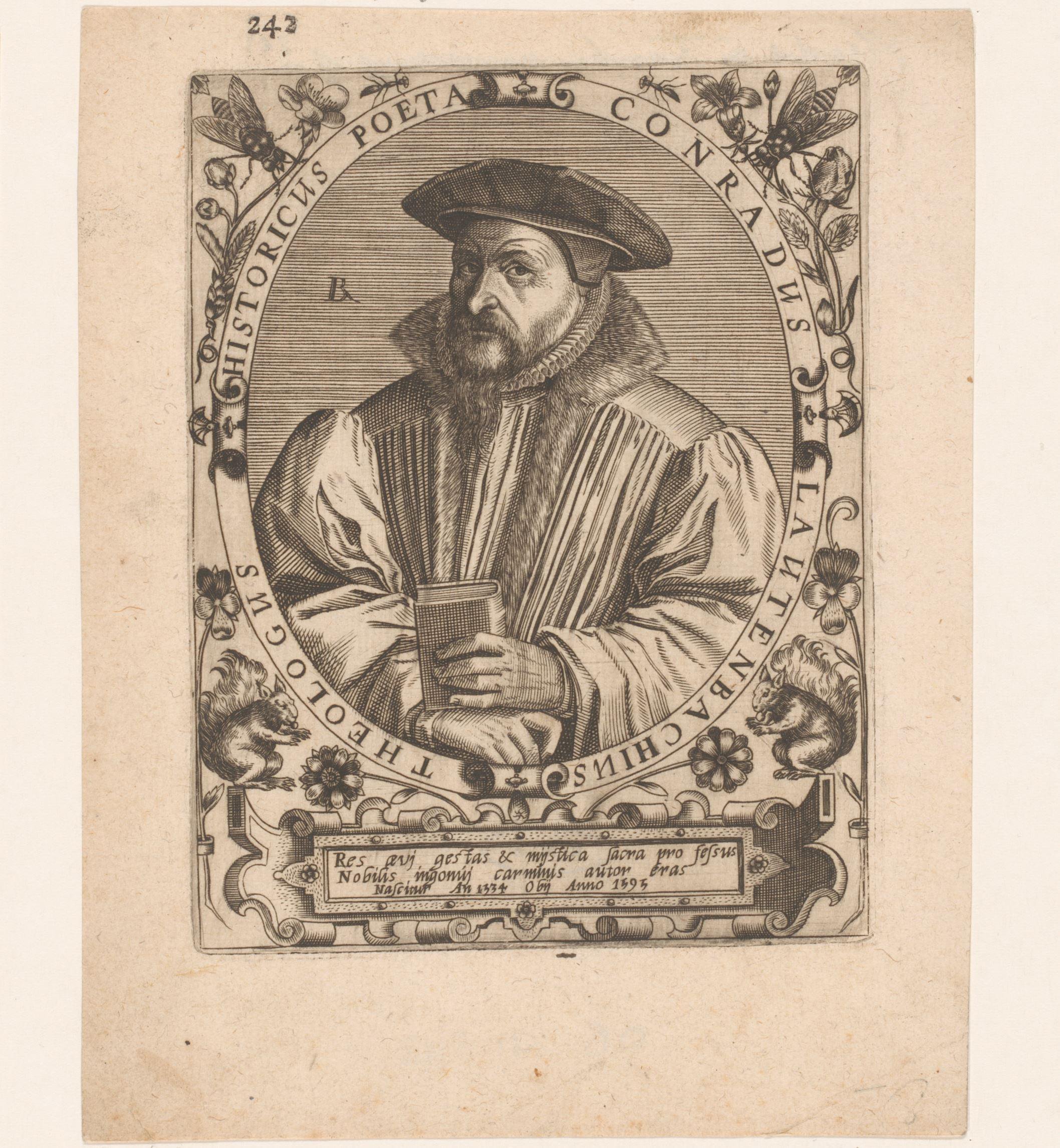 Portret van Conrad Lautenbach
