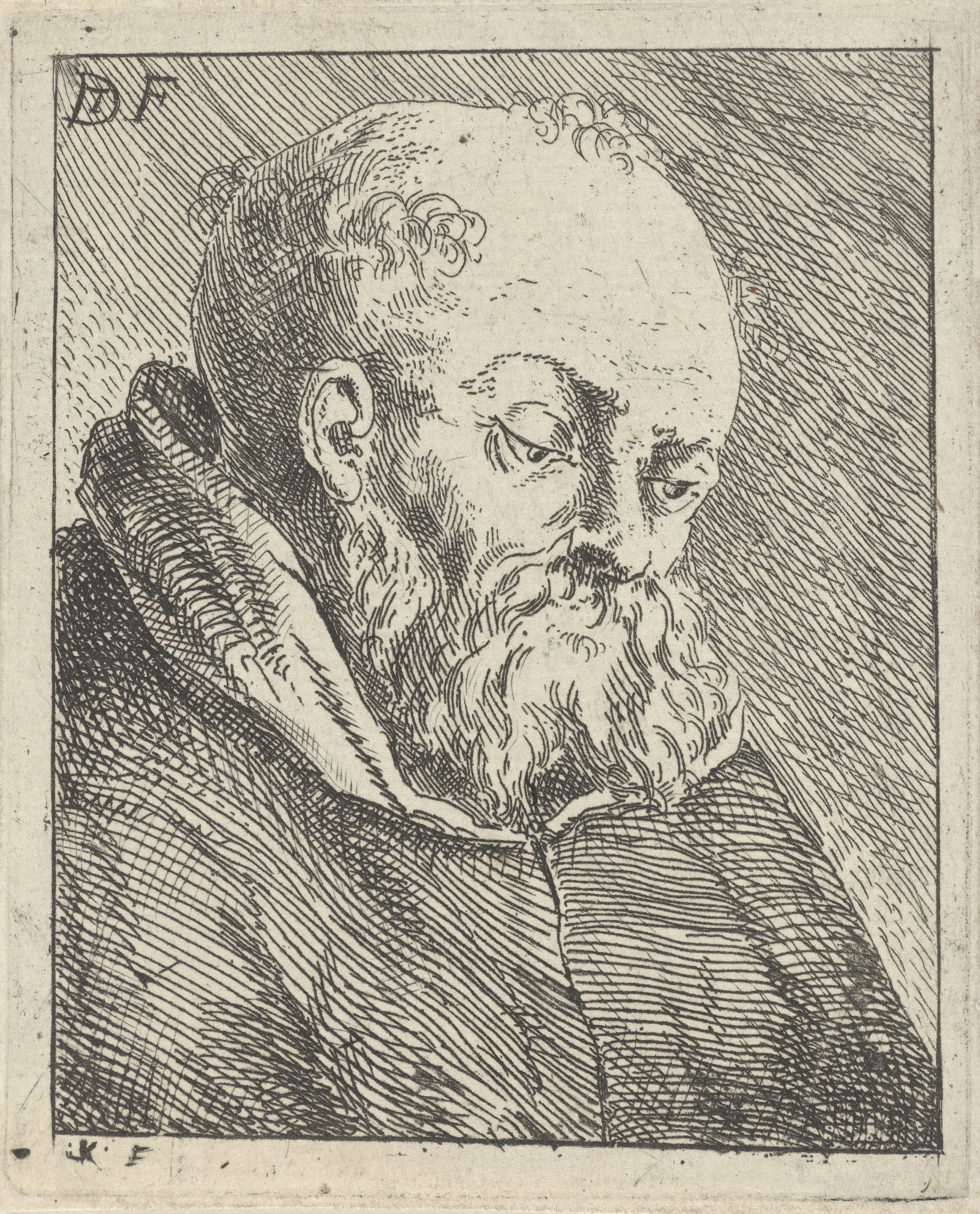 Portret van een monnik
