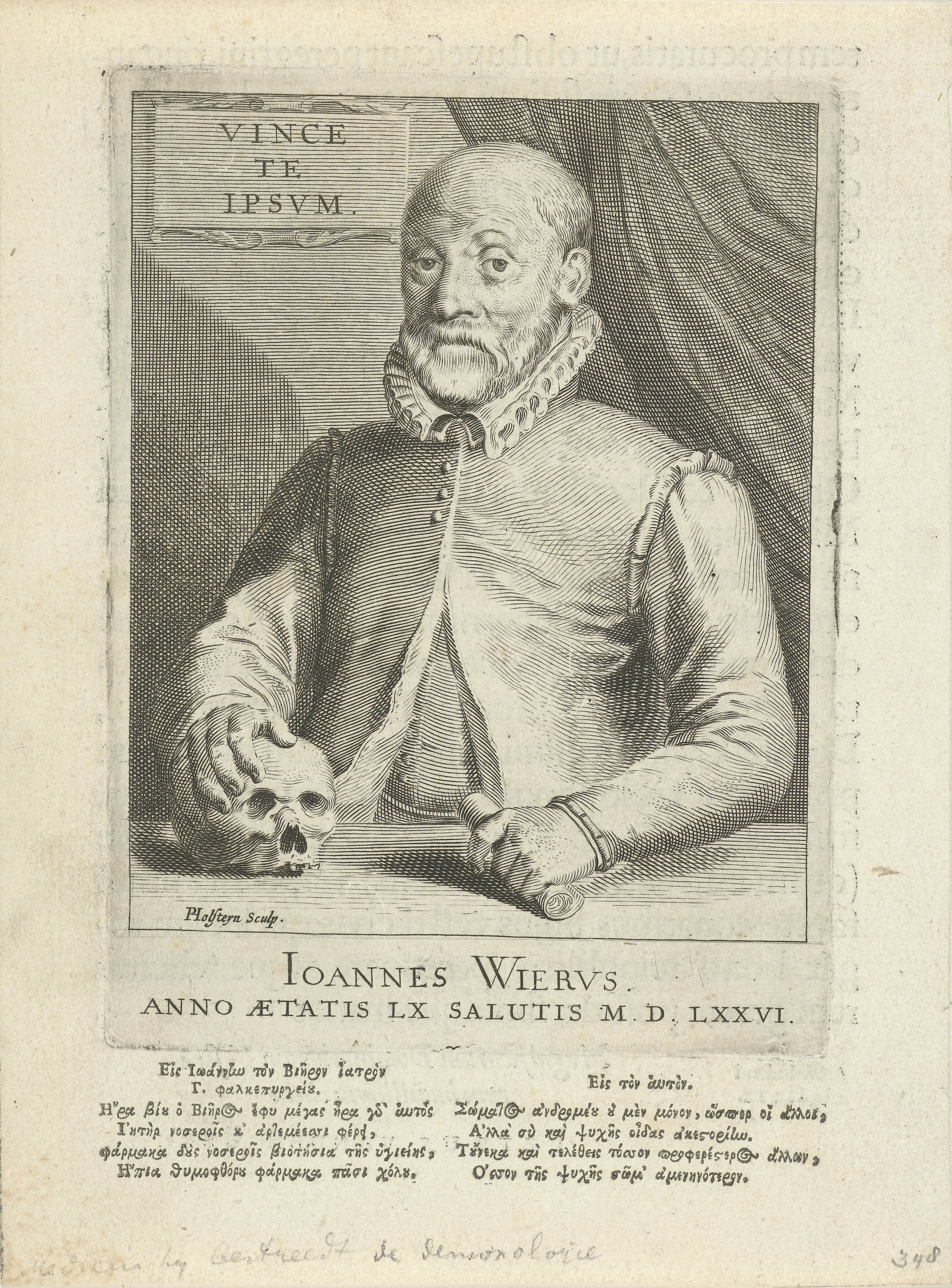 Portret van Joannes Wier