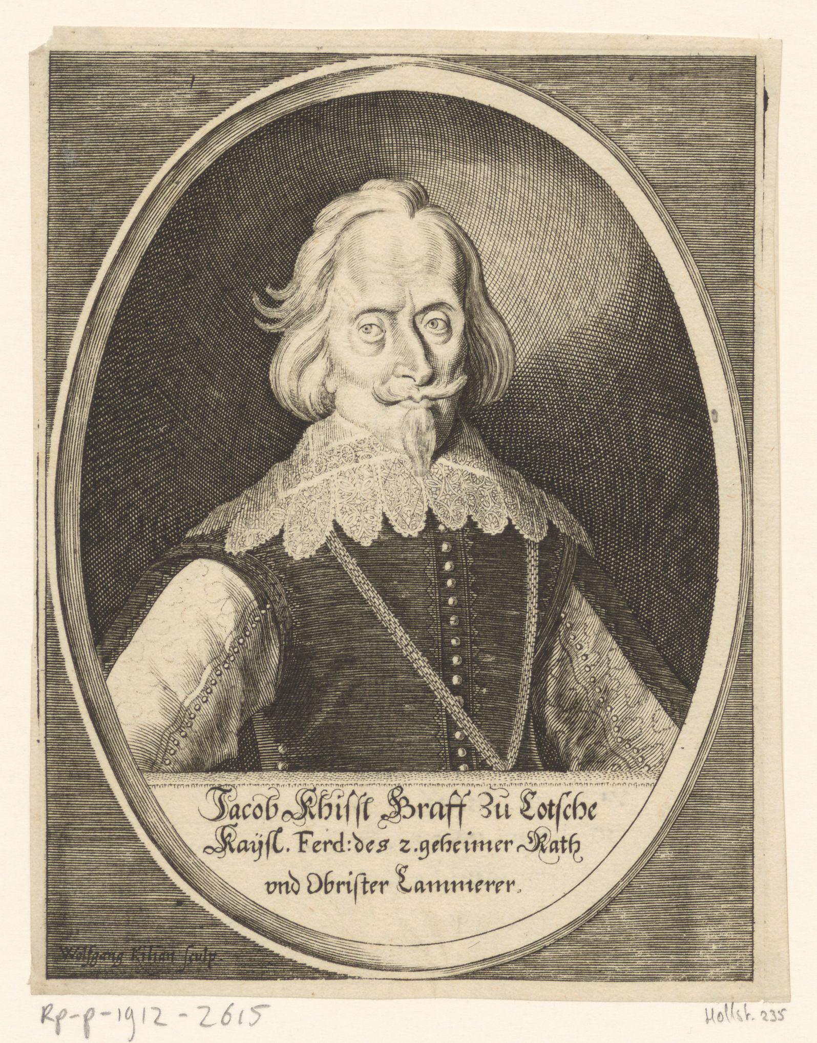 Portret van Hanns Jakob Khiesel von Kaltenbrunn