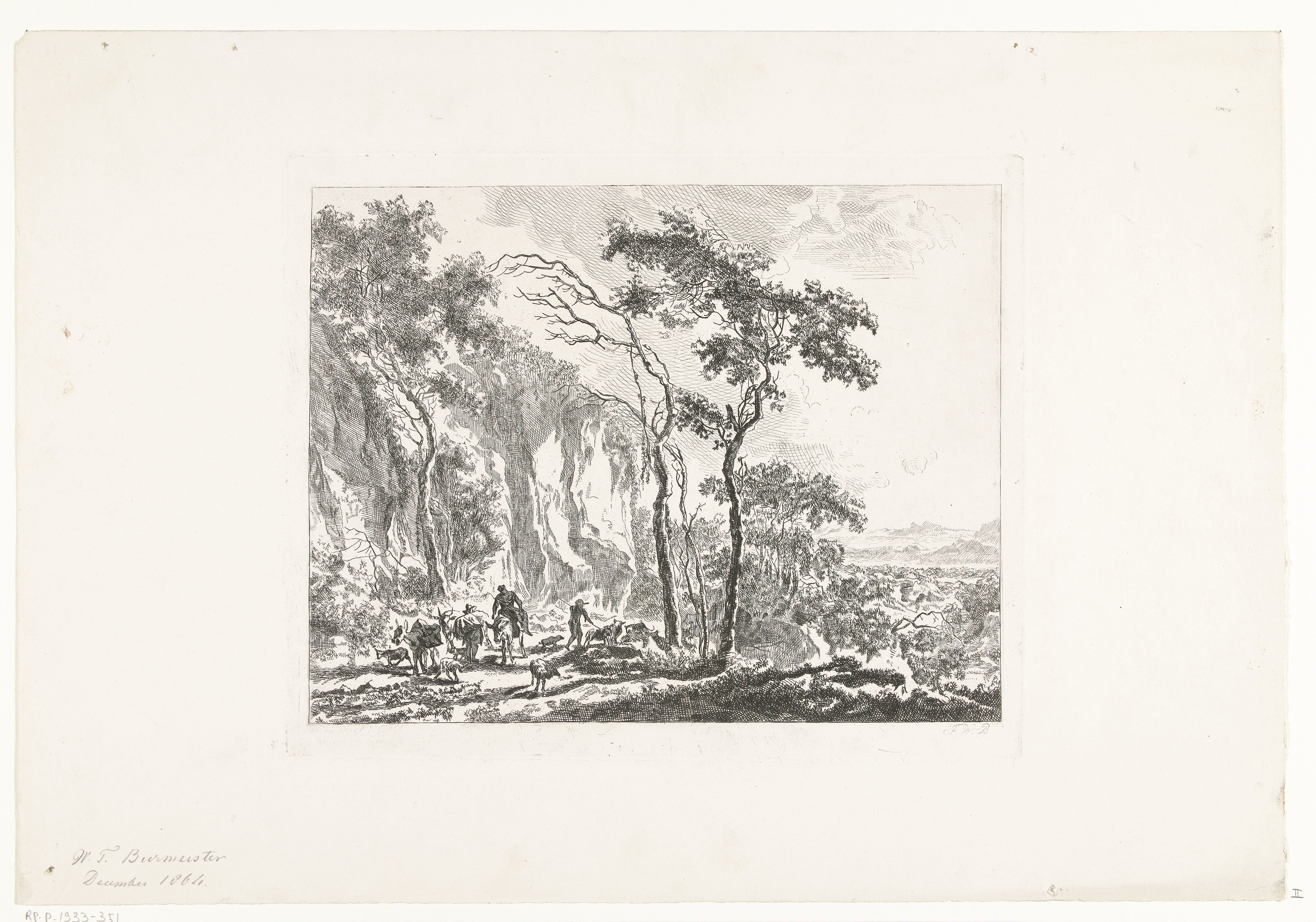 Landschap met herders