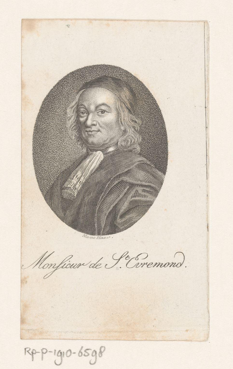 Portret van Charles de Saint-Évremond